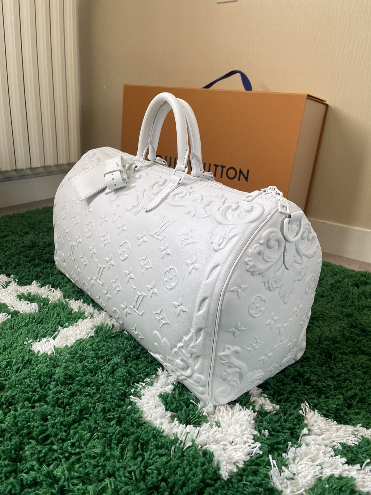 Louis Vuitton × Virgil Abloh KEEPALL VIRGIL ABLOH LOUIS VUITTON Size ONE SIZE - 5 Thumbnail