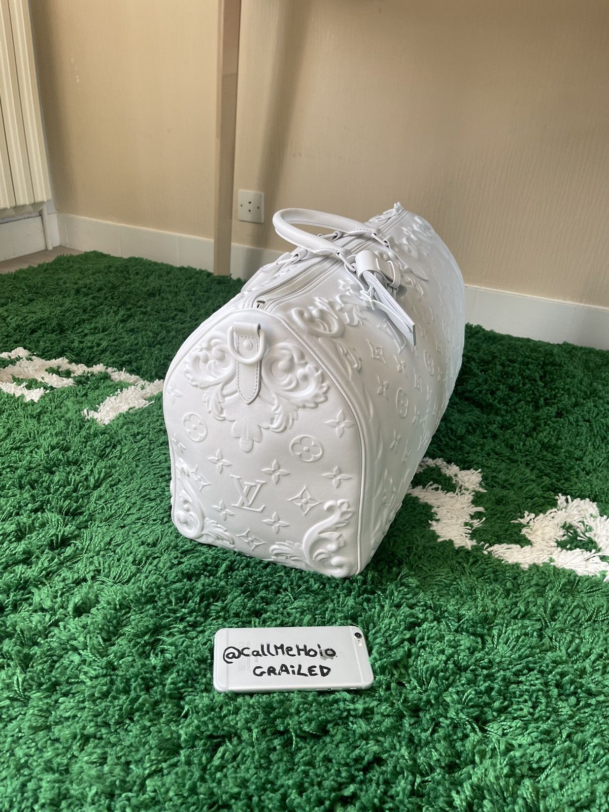 Louis Vuitton × Virgil Abloh KEEPALL VIRGIL ABLOH LOUIS VUITTON Size ONE SIZE - 3 Thumbnail