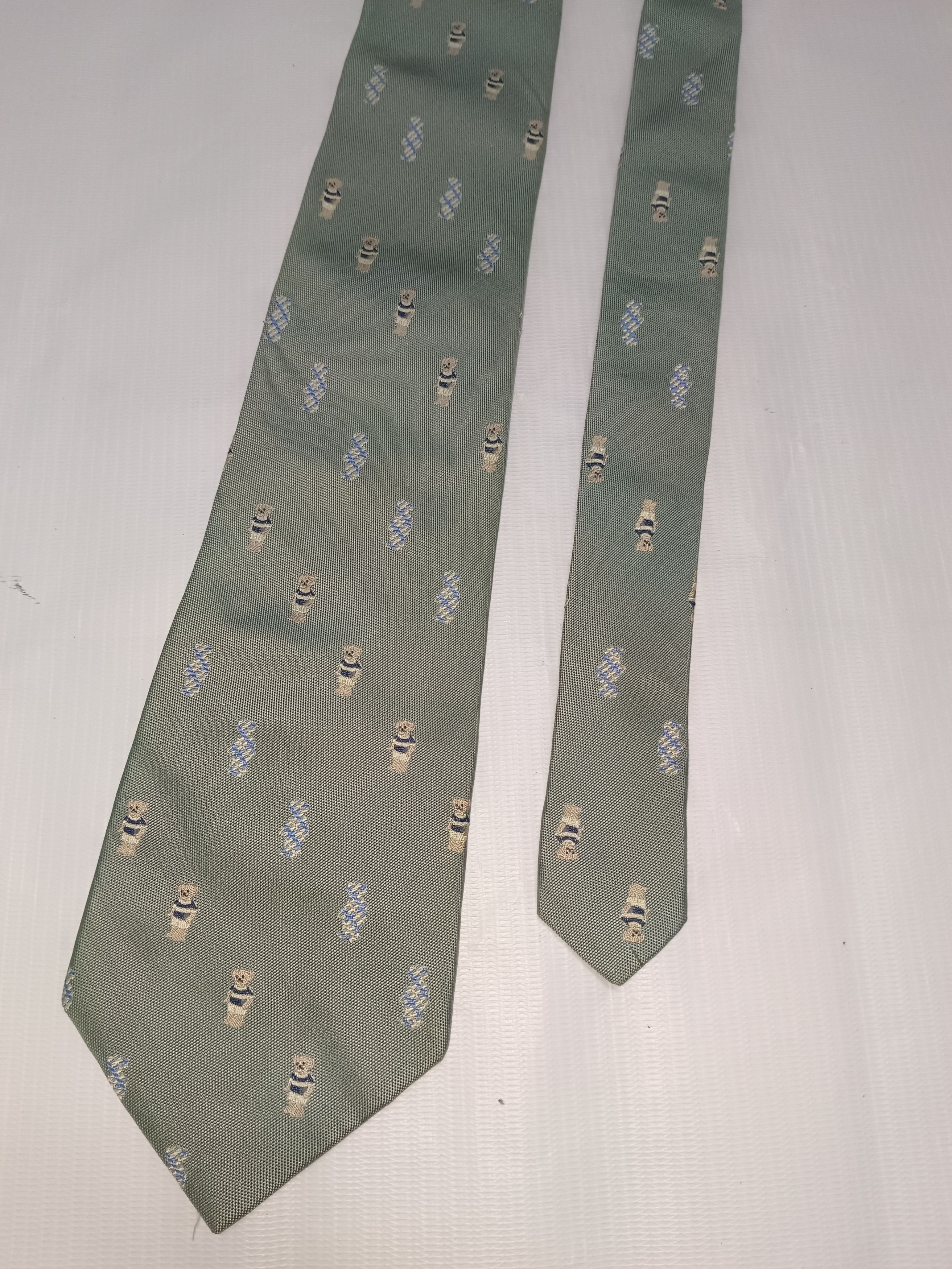Polo Ralph Lauren × Vintage Vintage Polo Chaps Ralph Lauren Polo Bear Tie Size ONE SIZE - 4 Thumbnail