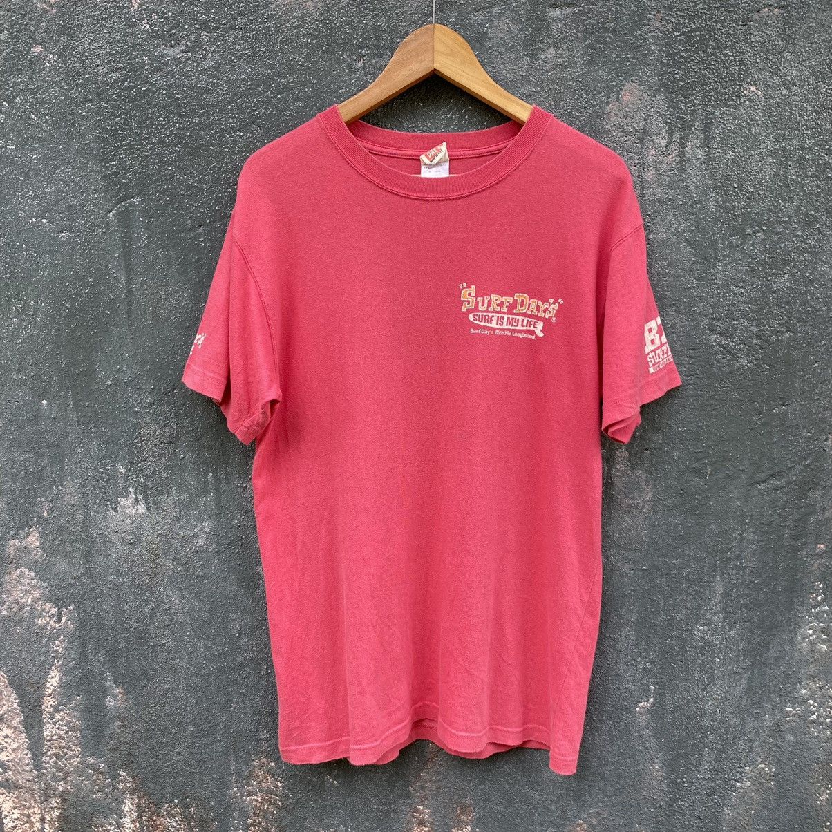 Vintage Vintage Faded Y2K Surf Days Nose Rider Longboard Tee Size US L / EU 52-54 / 3 - 3 Thumbnail