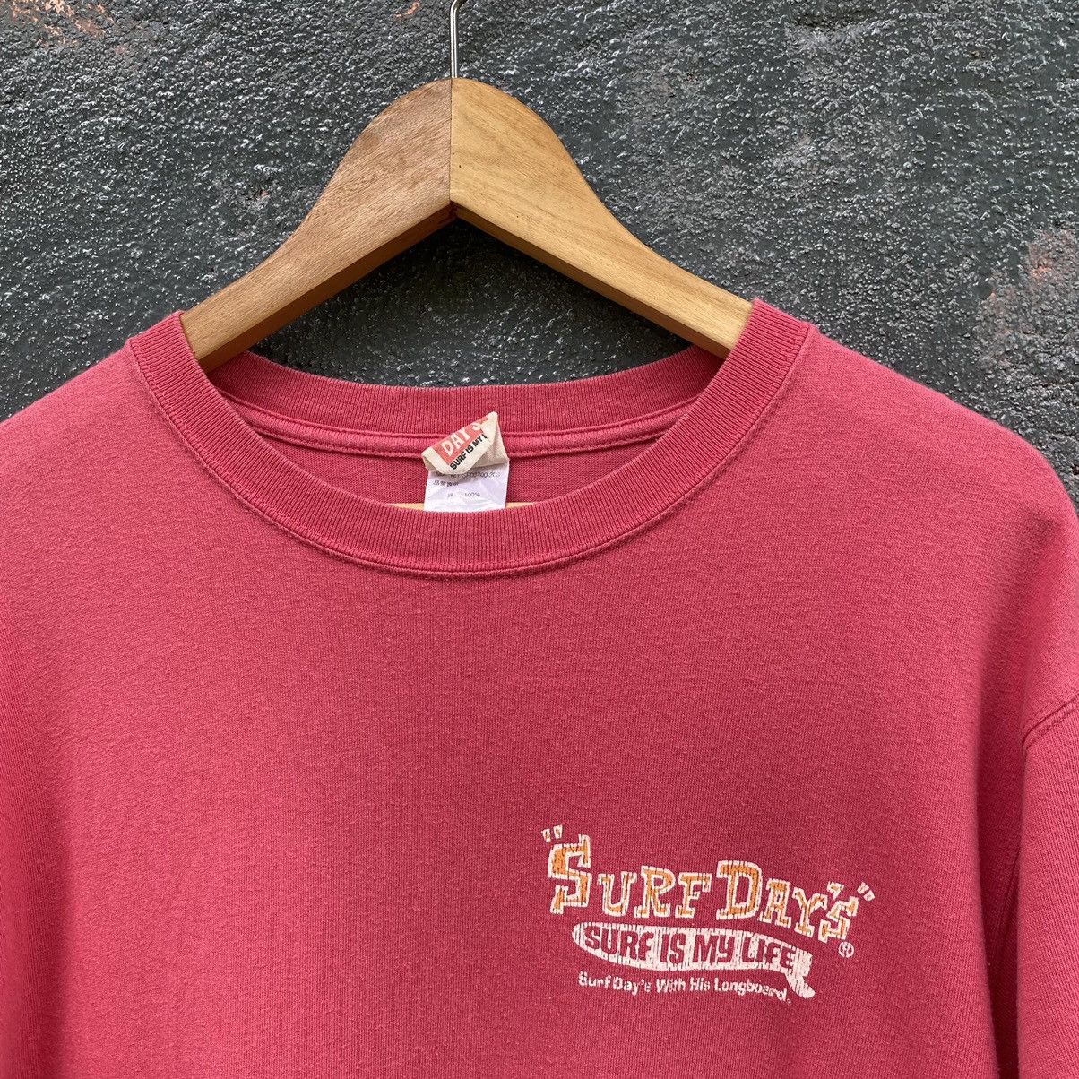 Vintage Vintage Faded Y2K Surf Days Nose Rider Longboard Tee Size US L / EU 52-54 / 3 - 4 Thumbnail