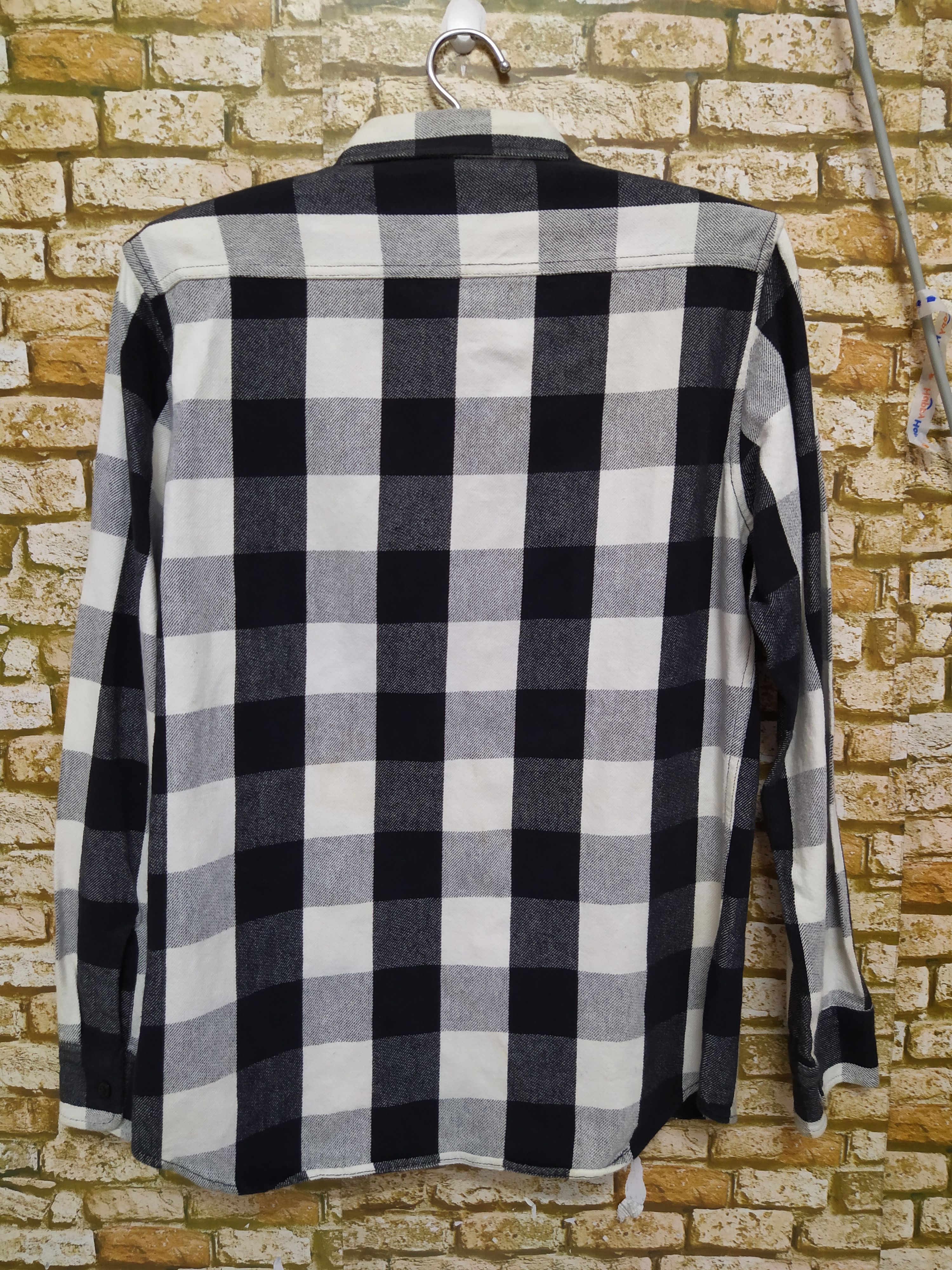 Avirex AVIREX FLANNEL CHECKERS BLACK WHITE TARTAN (B449) Size US M / EU 48-50 / 2 - 3 Thumbnail