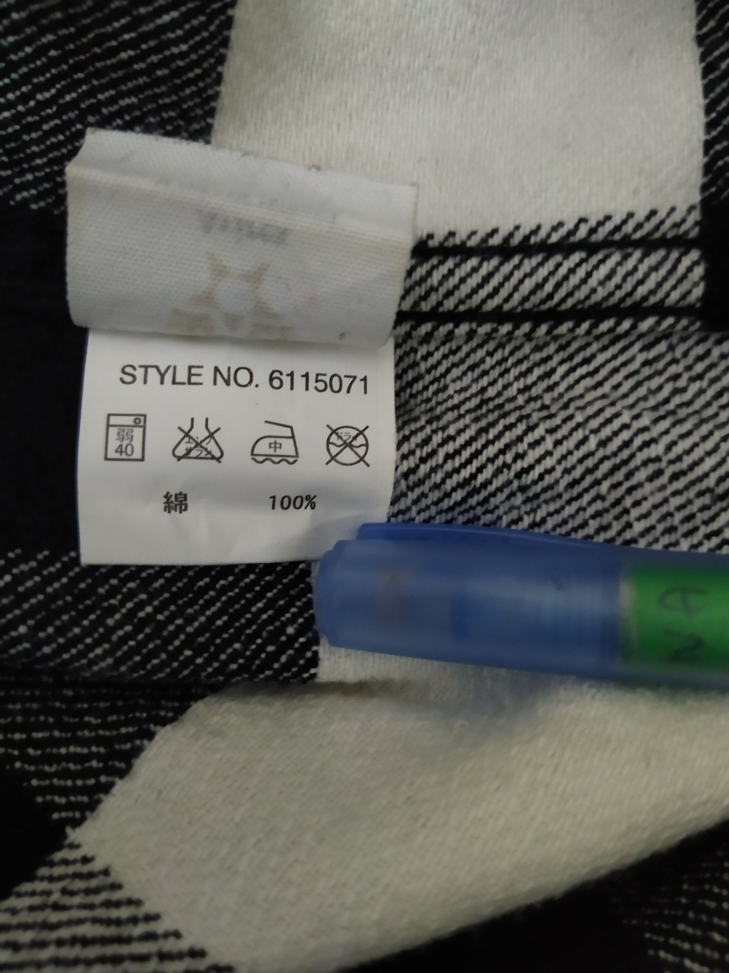 Avirex AVIREX FLANNEL CHECKERS BLACK WHITE TARTAN (B449) Size US M / EU 48-50 / 2 - 9 Thumbnail