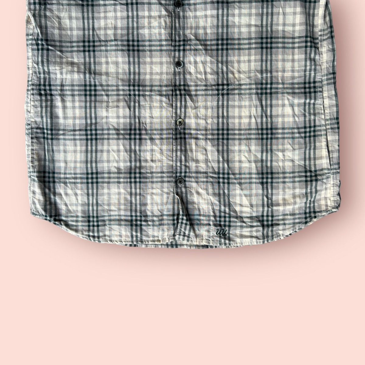 Jun Takahashi UNDERCOVER X UNIQLO PLAID BUTTON UP SHIRT Size US M / EU 48-50 / 2 - 4 Thumbnail
