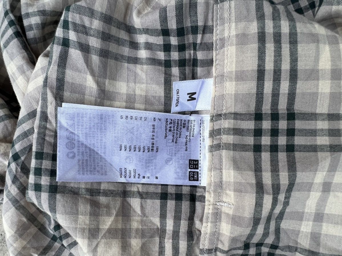 Jun Takahashi UNDERCOVER X UNIQLO PLAID BUTTON UP SHIRT Size US M / EU 48-50 / 2 - 20 Thumbnail