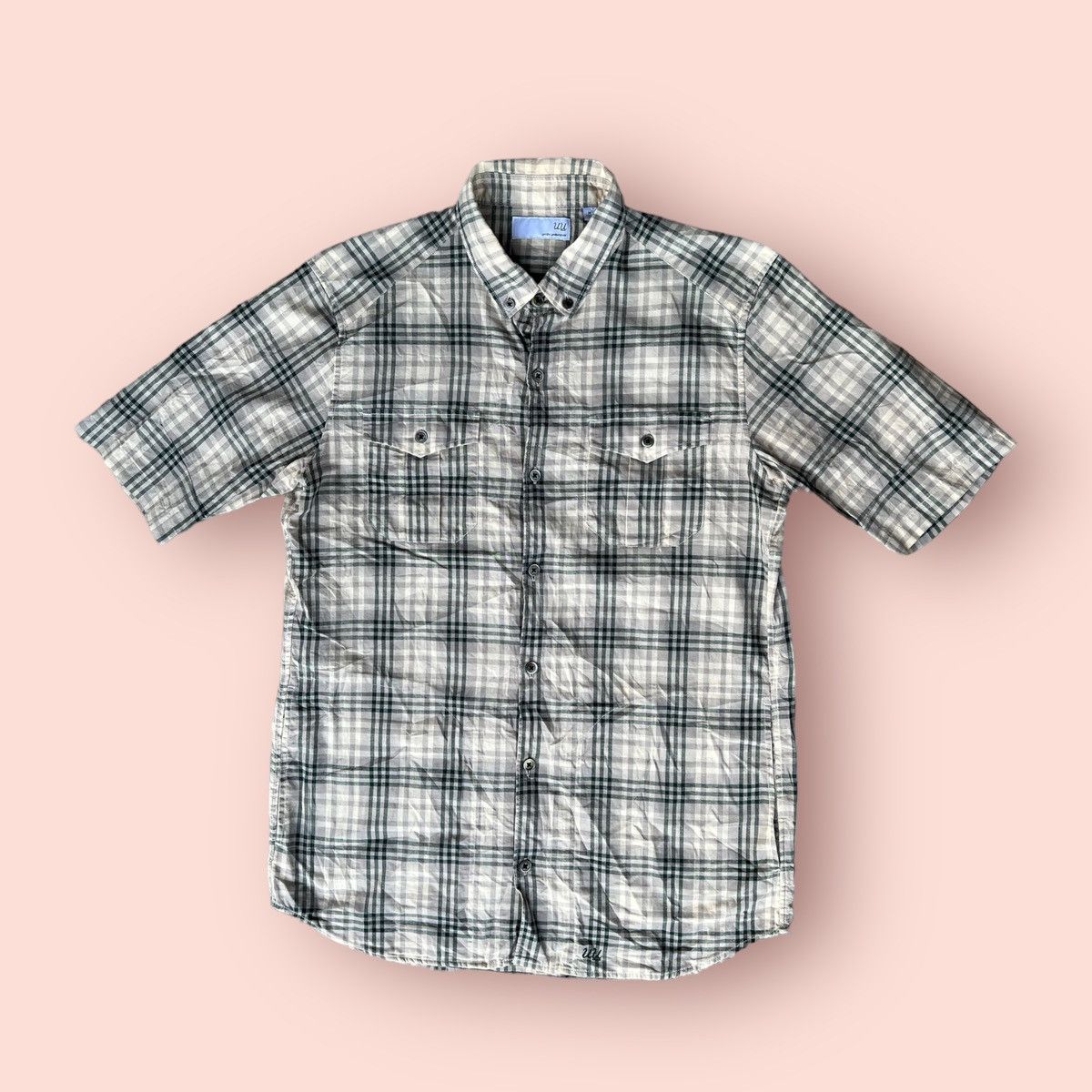 Jun Takahashi UNDERCOVER X UNIQLO PLAID BUTTON UP SHIRT Size US M / EU 48-50 / 2 - 1 Thumbnail