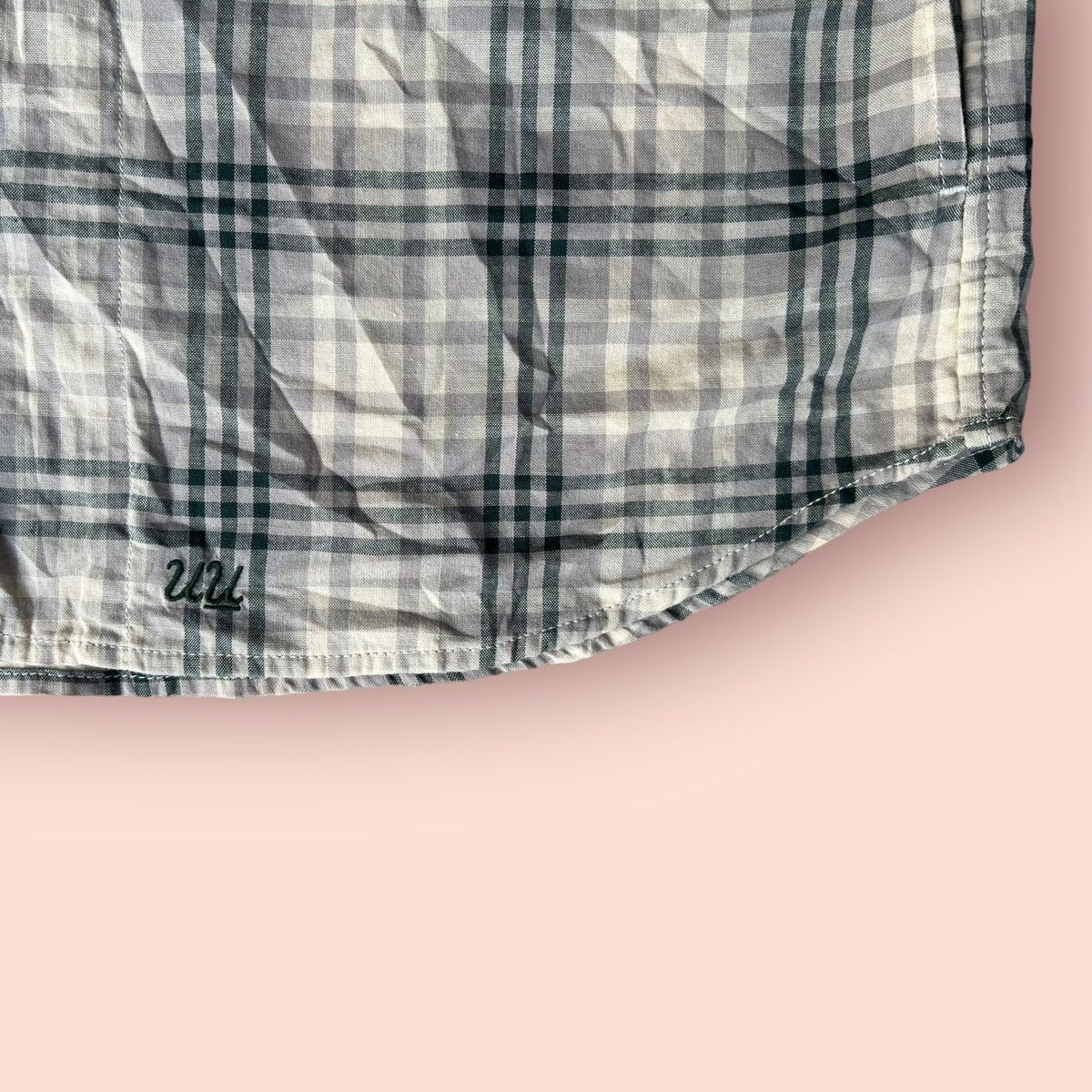 Jun Takahashi UNDERCOVER X UNIQLO PLAID BUTTON UP SHIRT Size US M / EU 48-50 / 2 - 5 Thumbnail