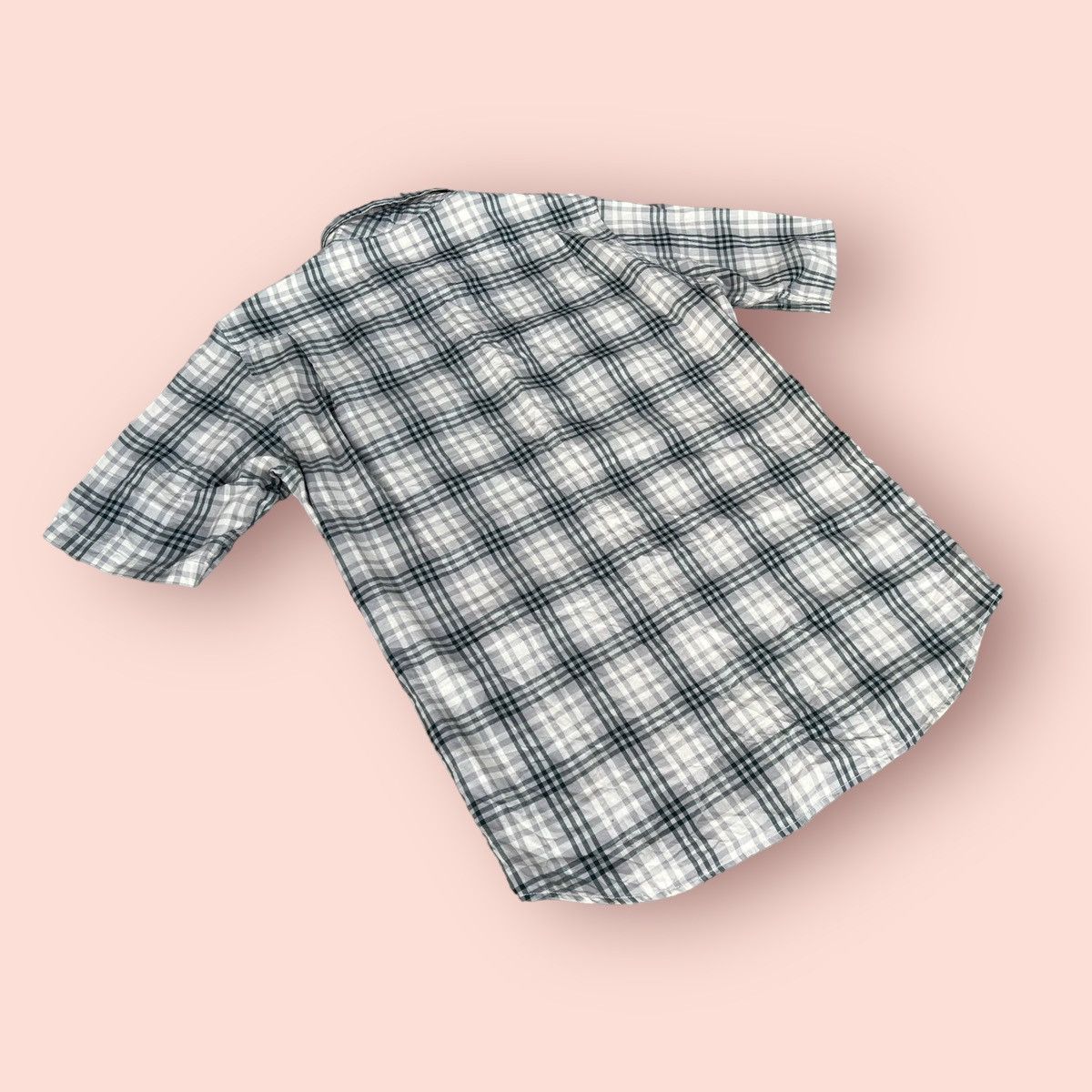 Jun Takahashi UNDERCOVER X UNIQLO PLAID BUTTON UP SHIRT Size US M / EU 48-50 / 2 - 17 Thumbnail