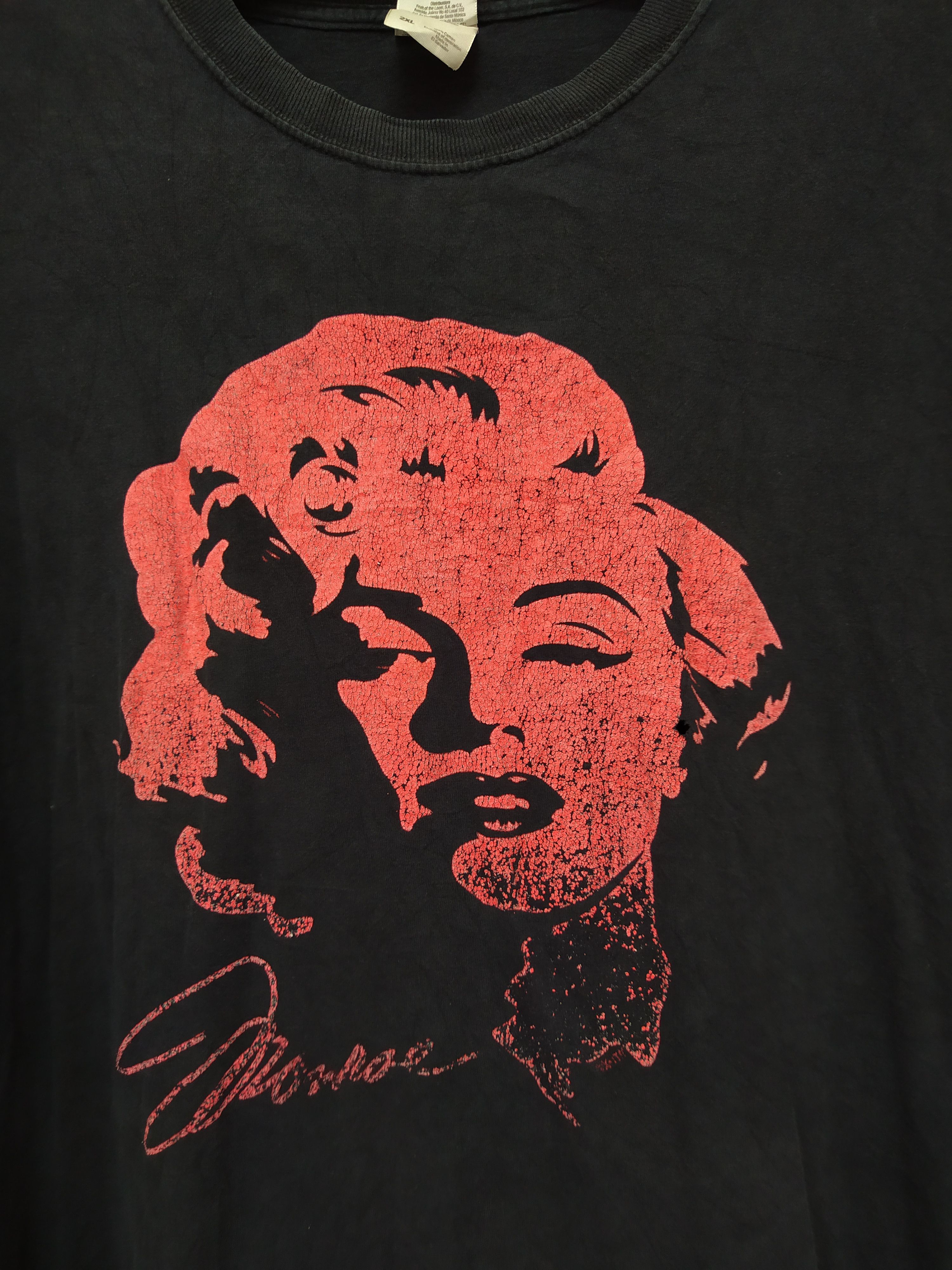 Band Tees × Fruit Of The Loom MARILYN MONROE SHIRT (B465) Size US XXL / EU 58 / 5 - 2 Thumbnail
