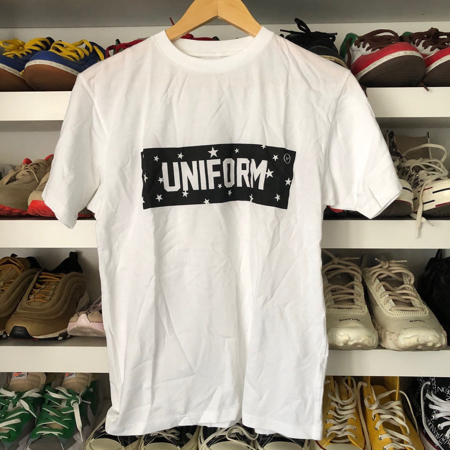 Fragment Design × uniform experiment UNIFORM EXPERIMENT Star Box Logo Tee Shirt Size US S / EU 44-46 / 1 - 1 Thumbnail