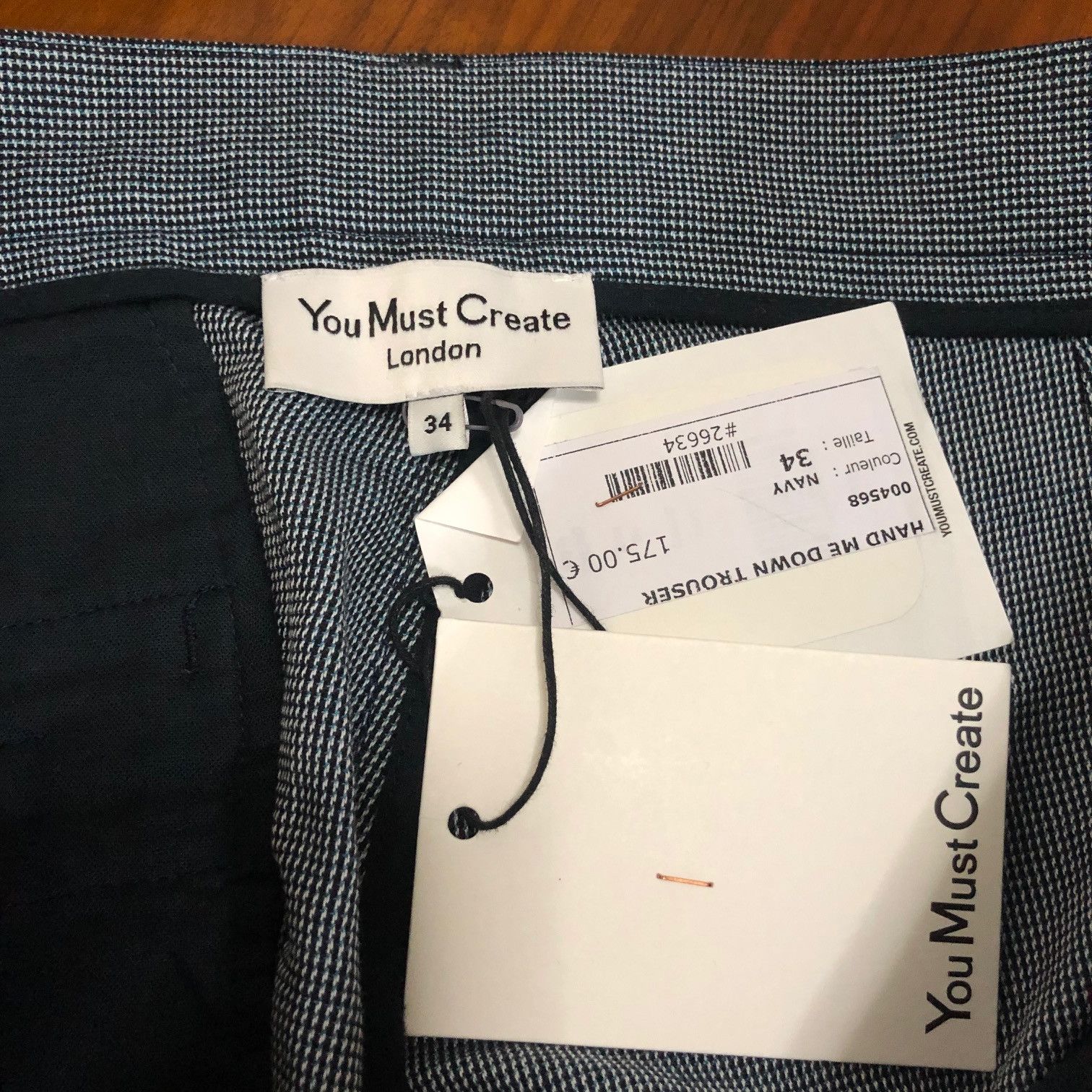 YMC YOU MUST CREATE Hand Me Down Trouser Size US 34 / EU 50 - 2 Thumbnail