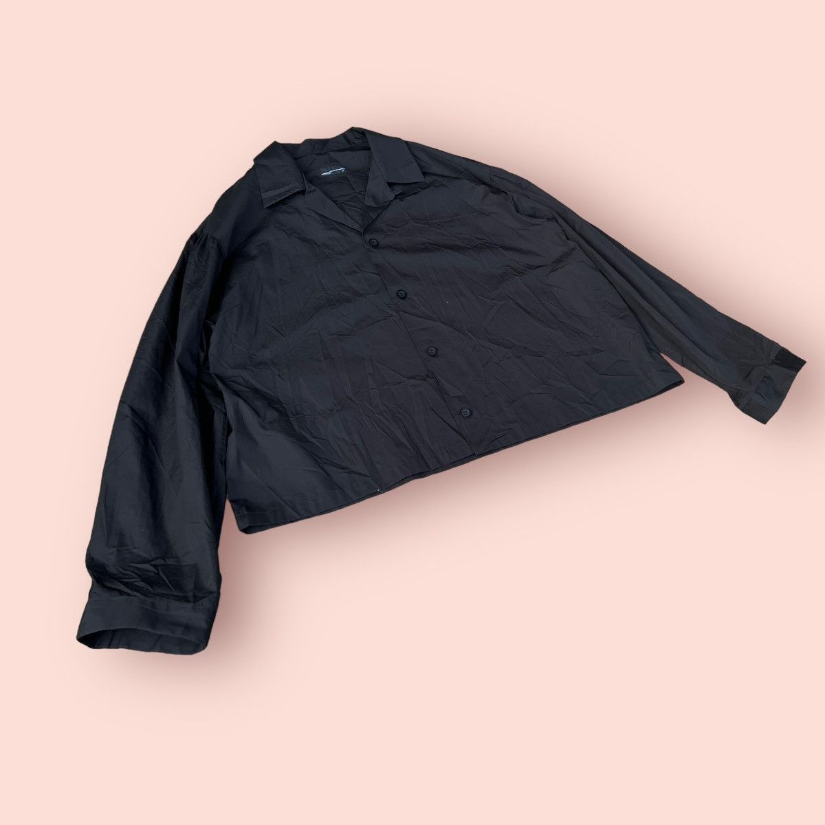Japanese Brand × Lad Musician VINTAGE LAD MUSICIAN BLACK OVERSIZED BLOUSE Size XL / US 12-14 / IT 48-50 - 9 Thumbnail