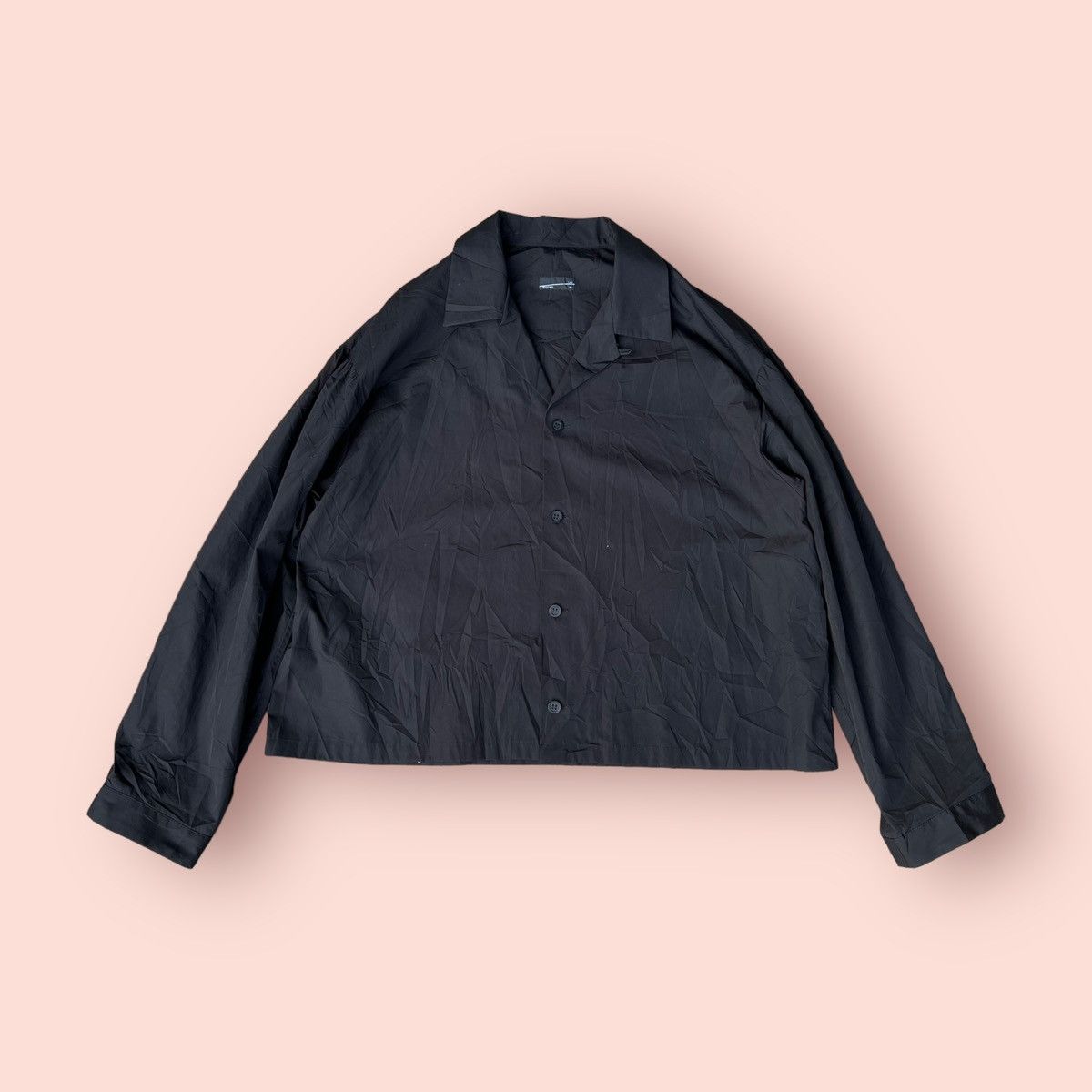 Japanese Brand × Lad Musician VINTAGE LAD MUSICIAN BLACK OVERSIZED BLOUSE Size XL / US 12-14 / IT 48-50 - 1 Thumbnail