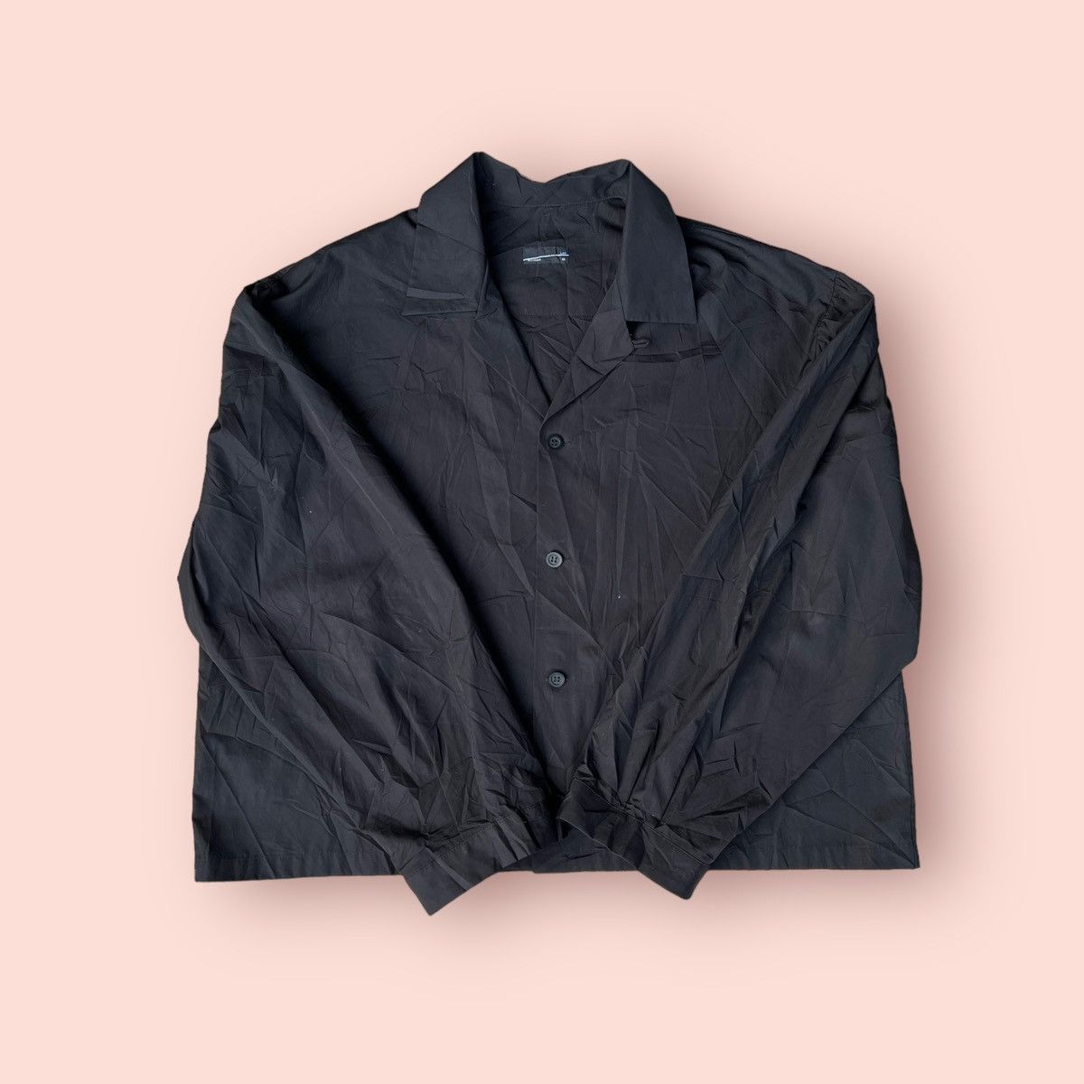 Japanese Brand × Lad Musician VINTAGE LAD MUSICIAN BLACK OVERSIZED BLOUSE Size XL / US 12-14 / IT 48-50 - 4 Thumbnail