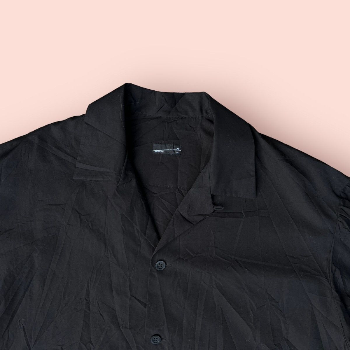 Japanese Brand × Lad Musician VINTAGE LAD MUSICIAN BLACK OVERSIZED BLOUSE Size XL / US 12-14 / IT 48-50 - 2 Thumbnail