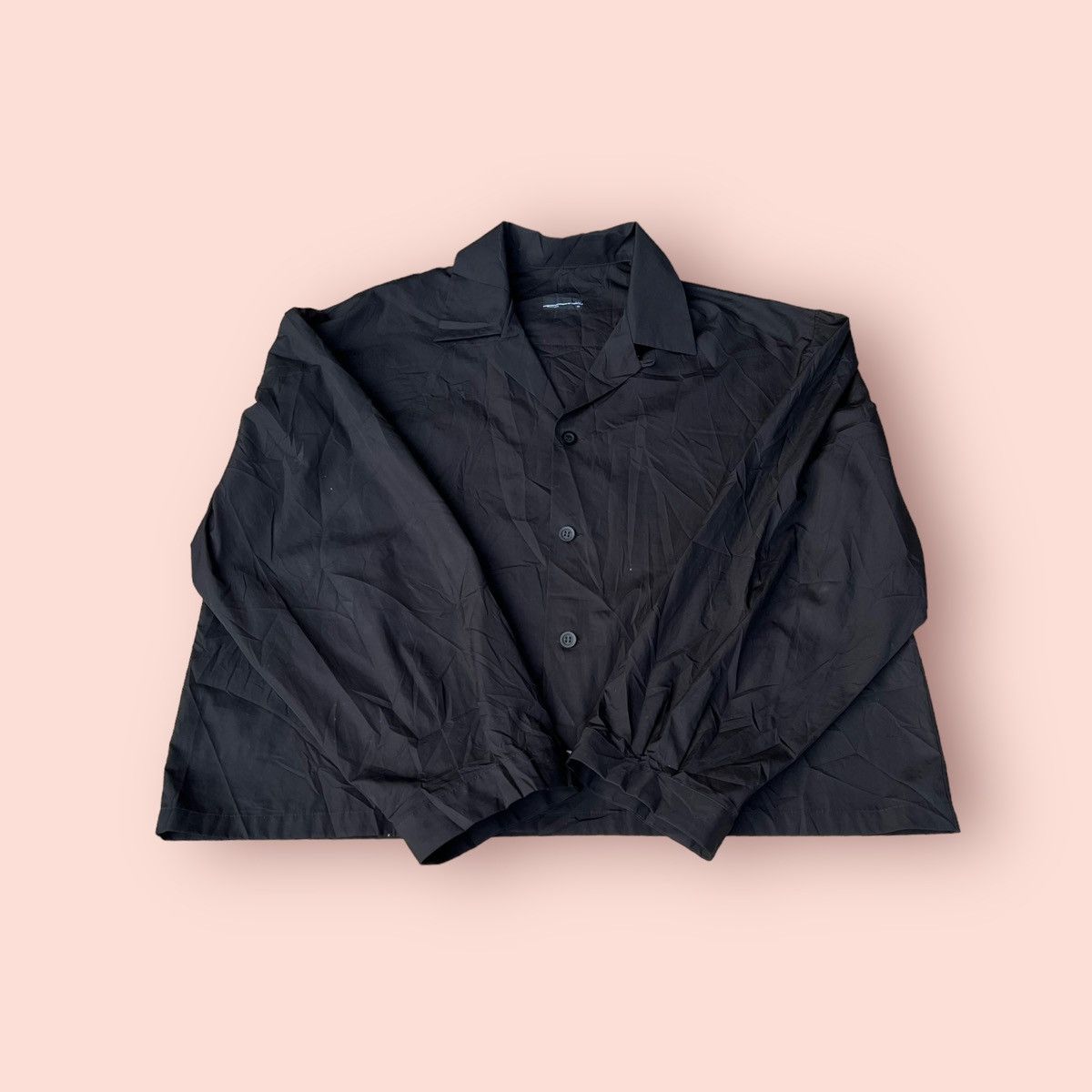 Japanese Brand × Lad Musician VINTAGE LAD MUSICIAN BLACK OVERSIZED BLOUSE Size XL / US 12-14 / IT 48-50 - 5 Thumbnail