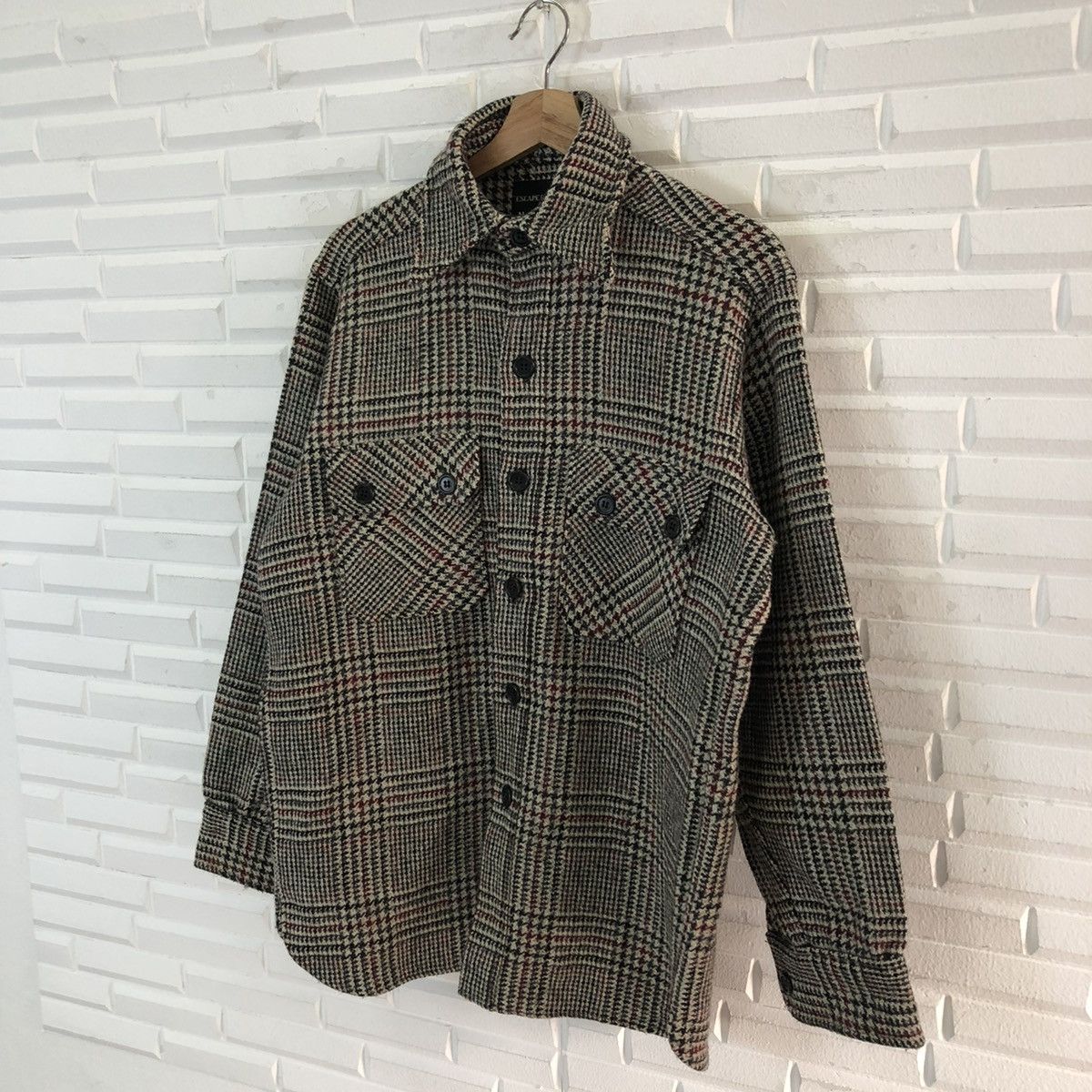 Japanese Brand VINTAGE WOOL JACKET NORM THOMPSON TARTAN DESIGN Size US M / EU 48-50 / 2 - 2 Thumbnail