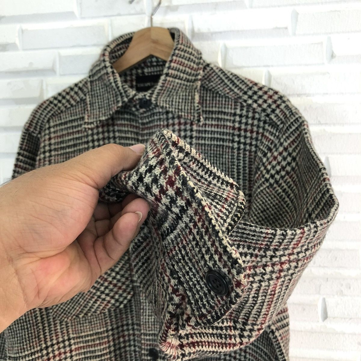 Japanese Brand VINTAGE WOOL JACKET NORM THOMPSON TARTAN DESIGN Size US M / EU 48-50 / 2 - 6 Thumbnail