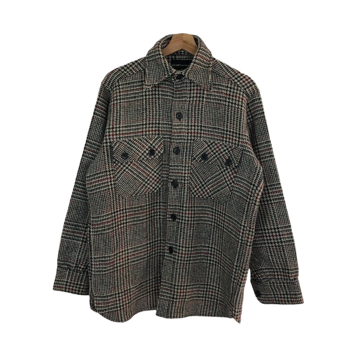 Japanese Brand VINTAGE WOOL JACKET NORM THOMPSON TARTAN DESIGN Size US M / EU 48-50 / 2 - 1 Thumbnail