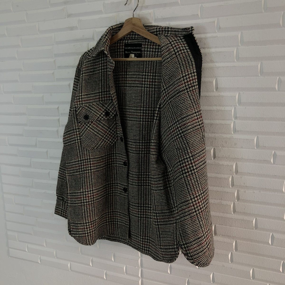 Japanese Brand VINTAGE WOOL JACKET NORM THOMPSON TARTAN DESIGN Size US M / EU 48-50 / 2 - 10 Thumbnail