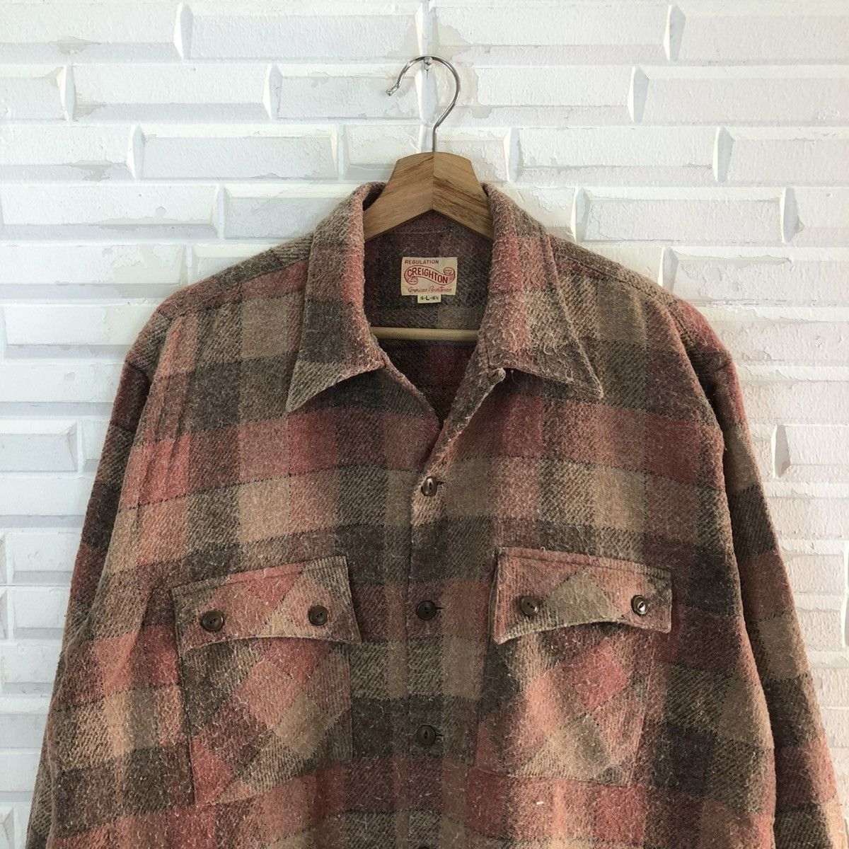 Flannel VINTAGE REGULATION CREIGHTON AMERICAN SPORTMAN FLANNEL Size US L / EU 52-54 / 3 - 3 Thumbnail