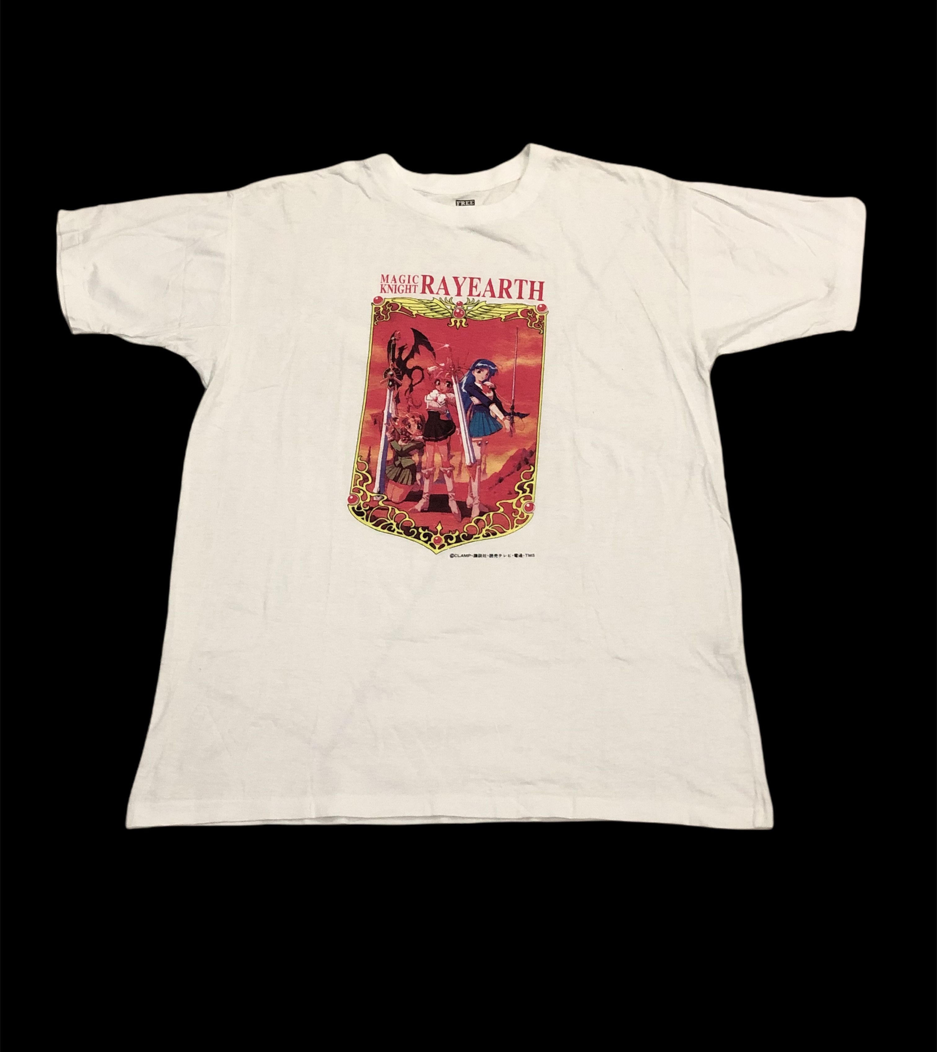 Cartoon Network × Japanese Brand × Vintage Vintage Japanese Manga Magic Knight Rayearth T-shirts Size US M / EU 48-50 / 2 - 2 Thumbnail