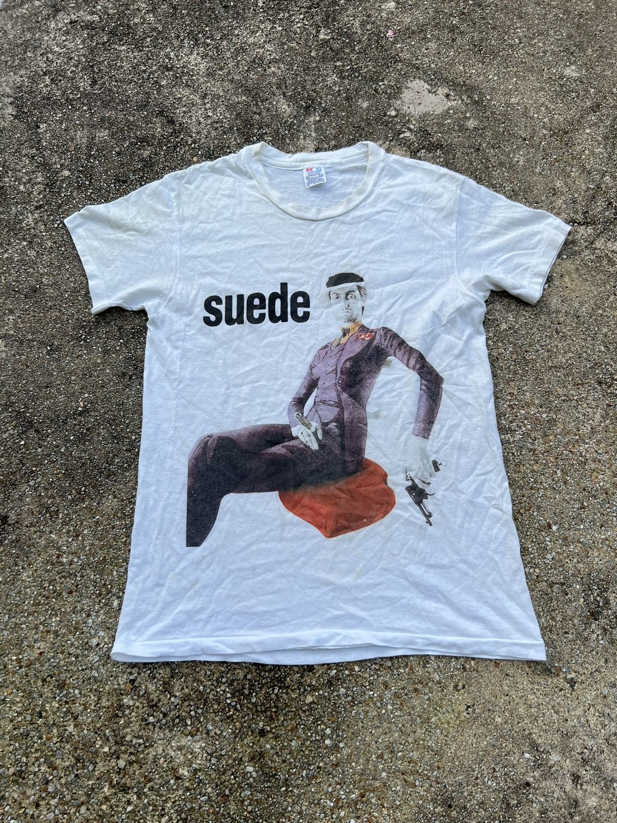 Bad Rock T Shirt Vintage Vintage Suede Band Shirt Grailed