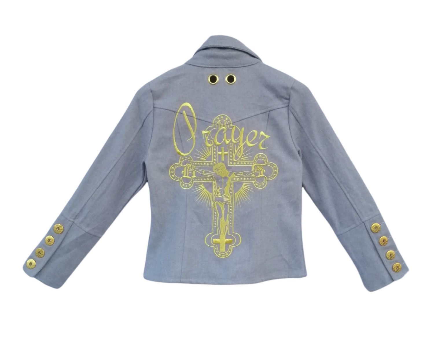 Japanese Brand × Vintage Vintage d.i.a Cross Back Print Jacket Size XS / US 0-2 / IT 36-38 - 8 Thumbnail