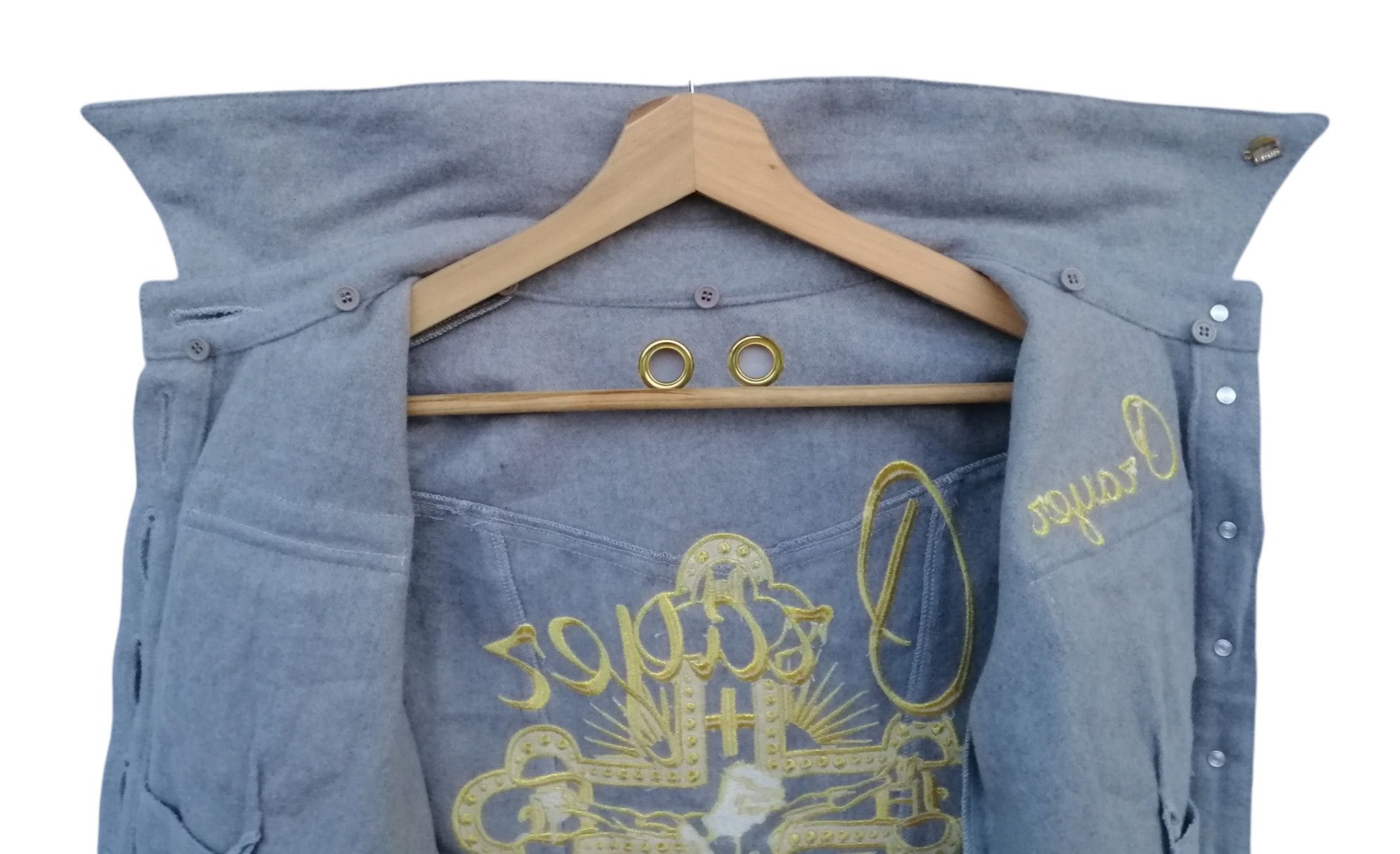Japanese Brand × Vintage Vintage d.i.a Cross Back Print Jacket Size XS / US 0-2 / IT 36-38 - 14 Thumbnail