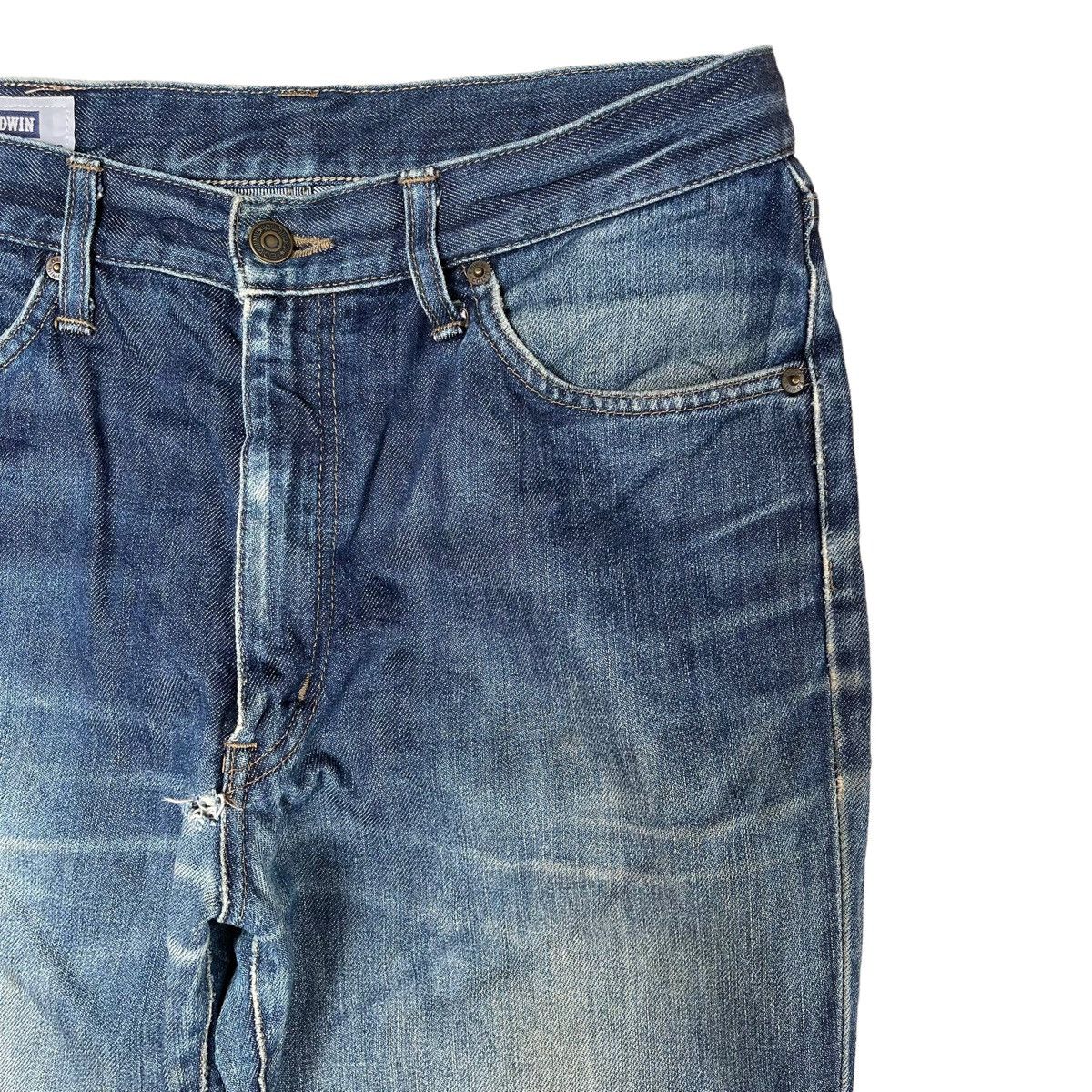 Edwin Vintage Edwin 402 Denim Jeans Distressed Jeans W 32 Size US 32 / EU 48 - 5 Thumbnail
