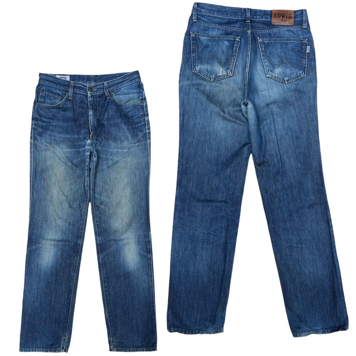 Edwin Vintage Edwin 402 Denim Jeans Distressed Jeans W 32 Size US 32 / EU 48 - 1 Thumbnail