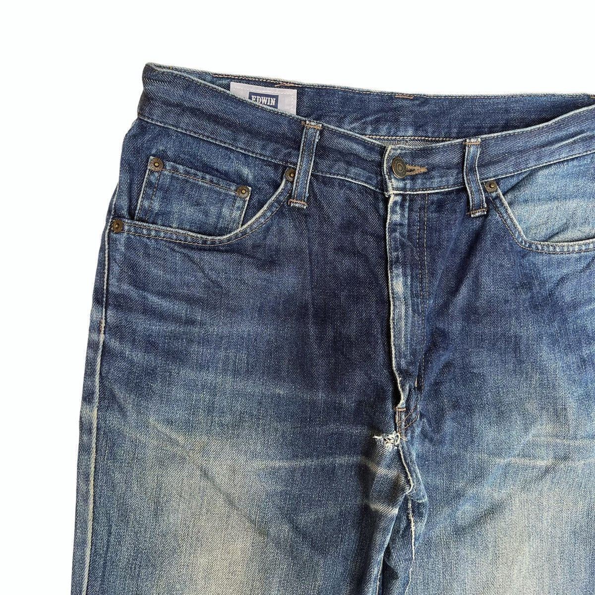 Edwin Vintage Edwin 402 Denim Jeans Distressed Jeans W 32 Size US 32 / EU 48 - 6 Thumbnail