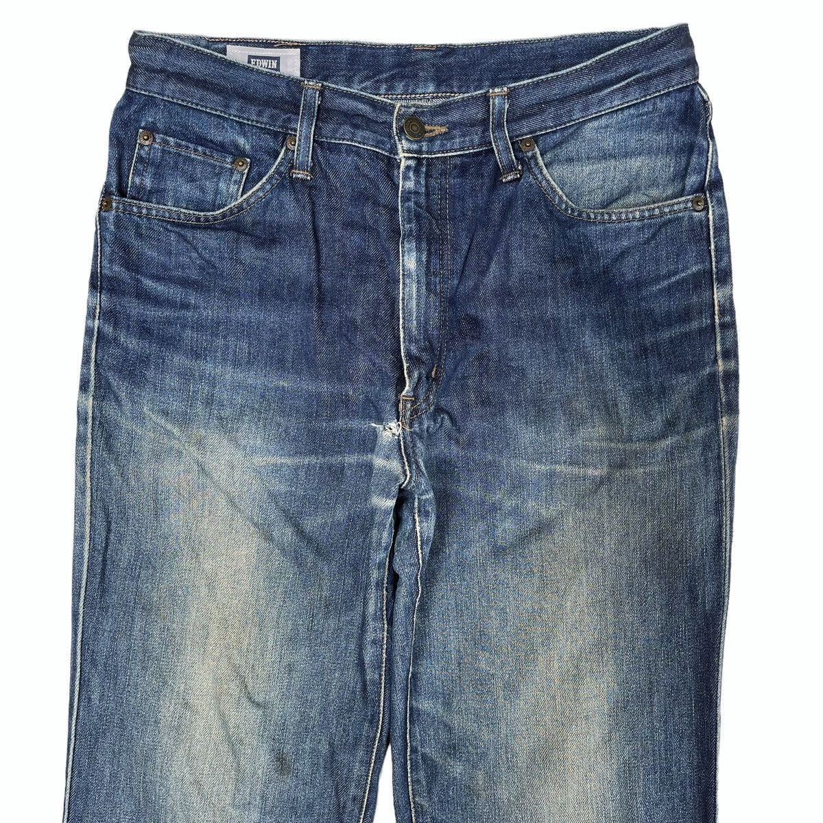 Edwin Vintage Edwin 402 Denim Jeans Distressed Jeans W 32 Size US 32 / EU 48 - 3 Thumbnail