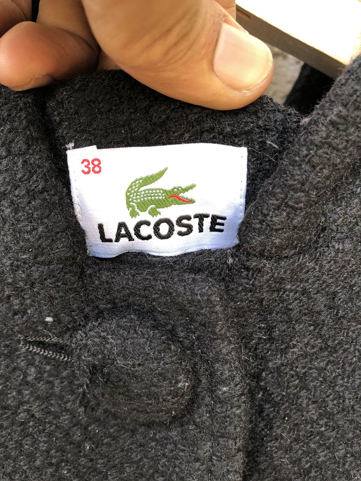 Lacoste Lacoste Long Coat Hoodie Jacket Black Logo Size M / US 6-8 / IT 42-44 - 3 Thumbnail
