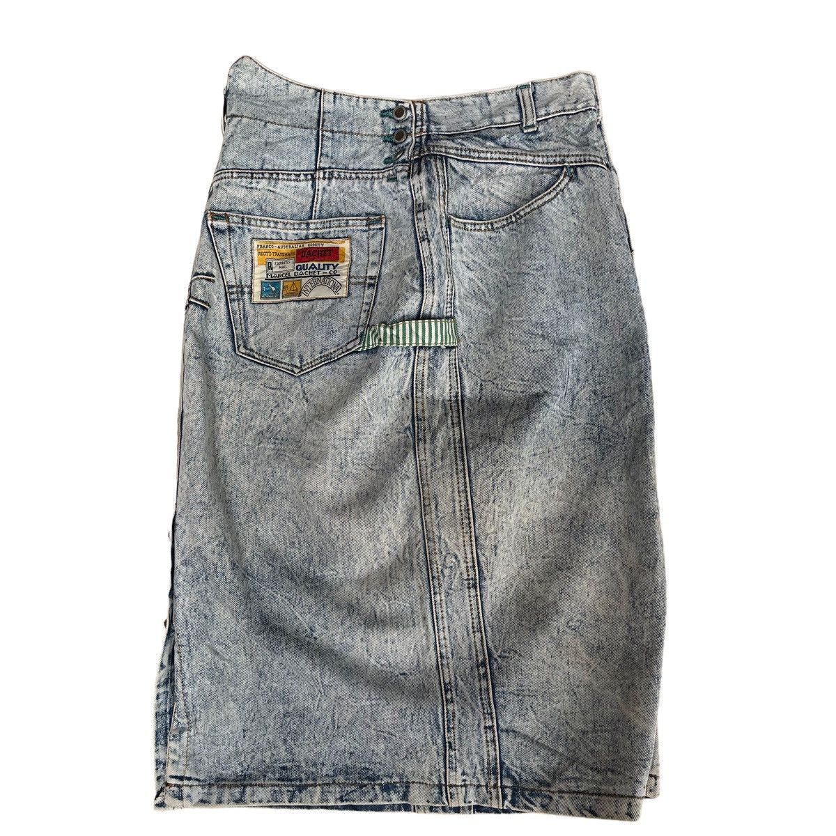 Other Marcel Dachet Acid Wash Skirt Australia Made Acid Wash Skirt Size 27" / US 4 / IT 40 - 13 Thumbnail