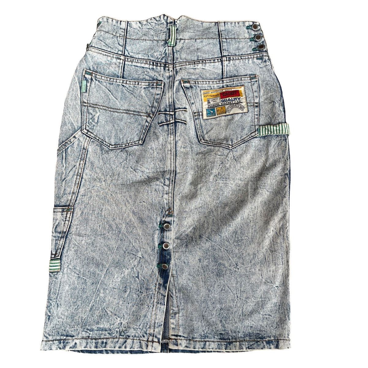 Other Marcel Dachet Acid Wash Skirt Australia Made Acid Wash Skirt Size 27" / US 4 / IT 40 - 8 Thumbnail