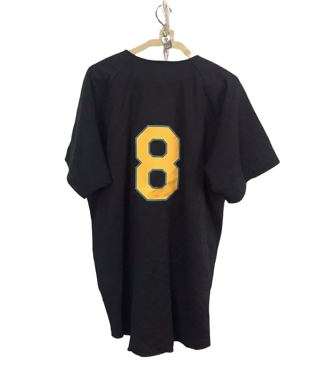 Descente × Vintage Flips spellout button up baseball shirt by descente Size US L / EU 52-54 / 3 - 3 Thumbnail