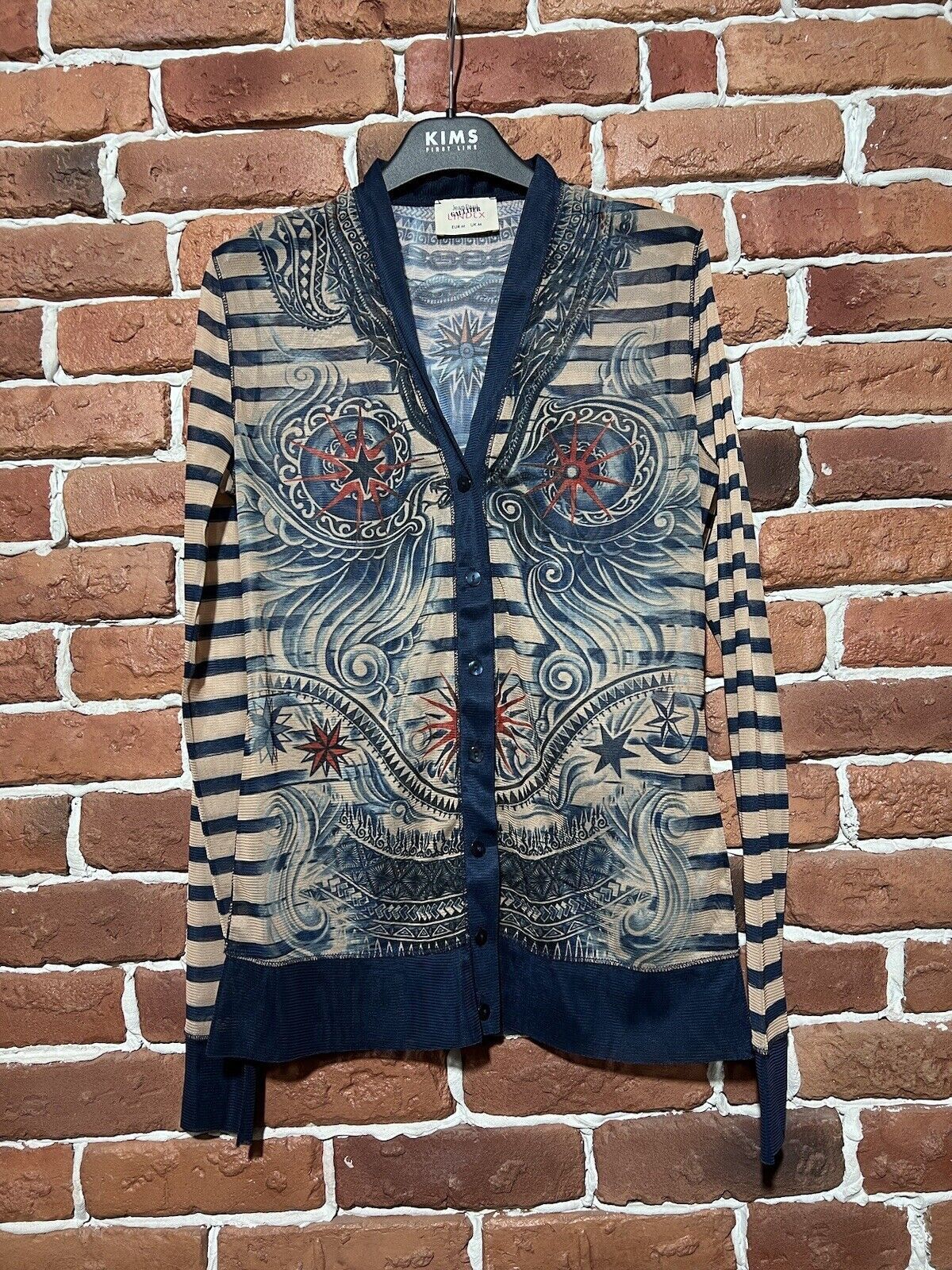 Jean Paul GAULTIER　カーディガン Jean Paul Gaultier パワーネット セカンドスキン カーディガン