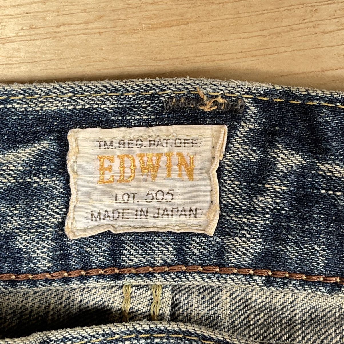 Edwin Vintage Edwin 505 Selvedge Denim Jeans Distressed Jeans 32 Size US 32 / EU 48 - 18 Thumbnail