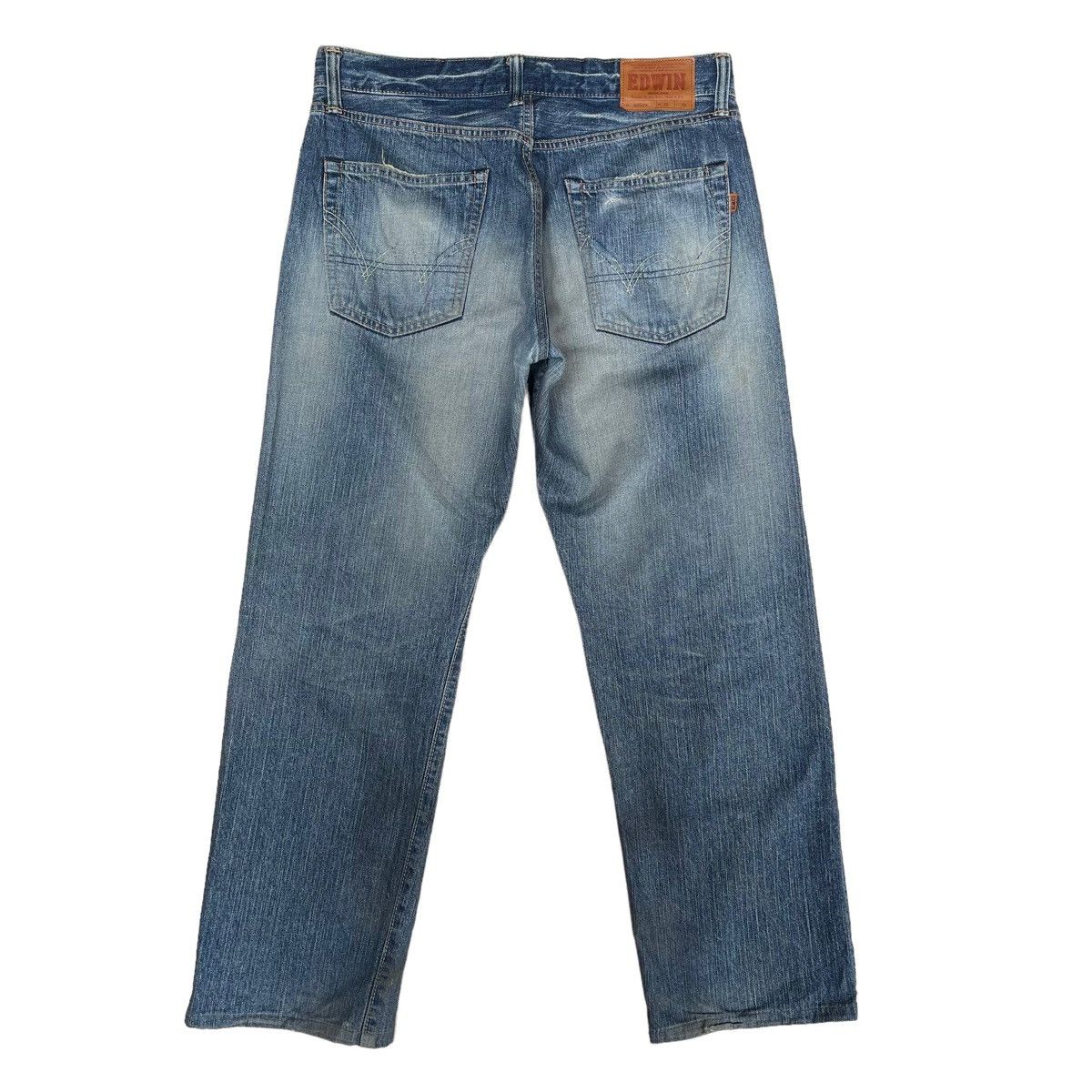 Edwin Vintage Edwin 505 Selvedge Denim Jeans Distressed Jeans 32 Size US 32 / EU 48 - 10 Thumbnail