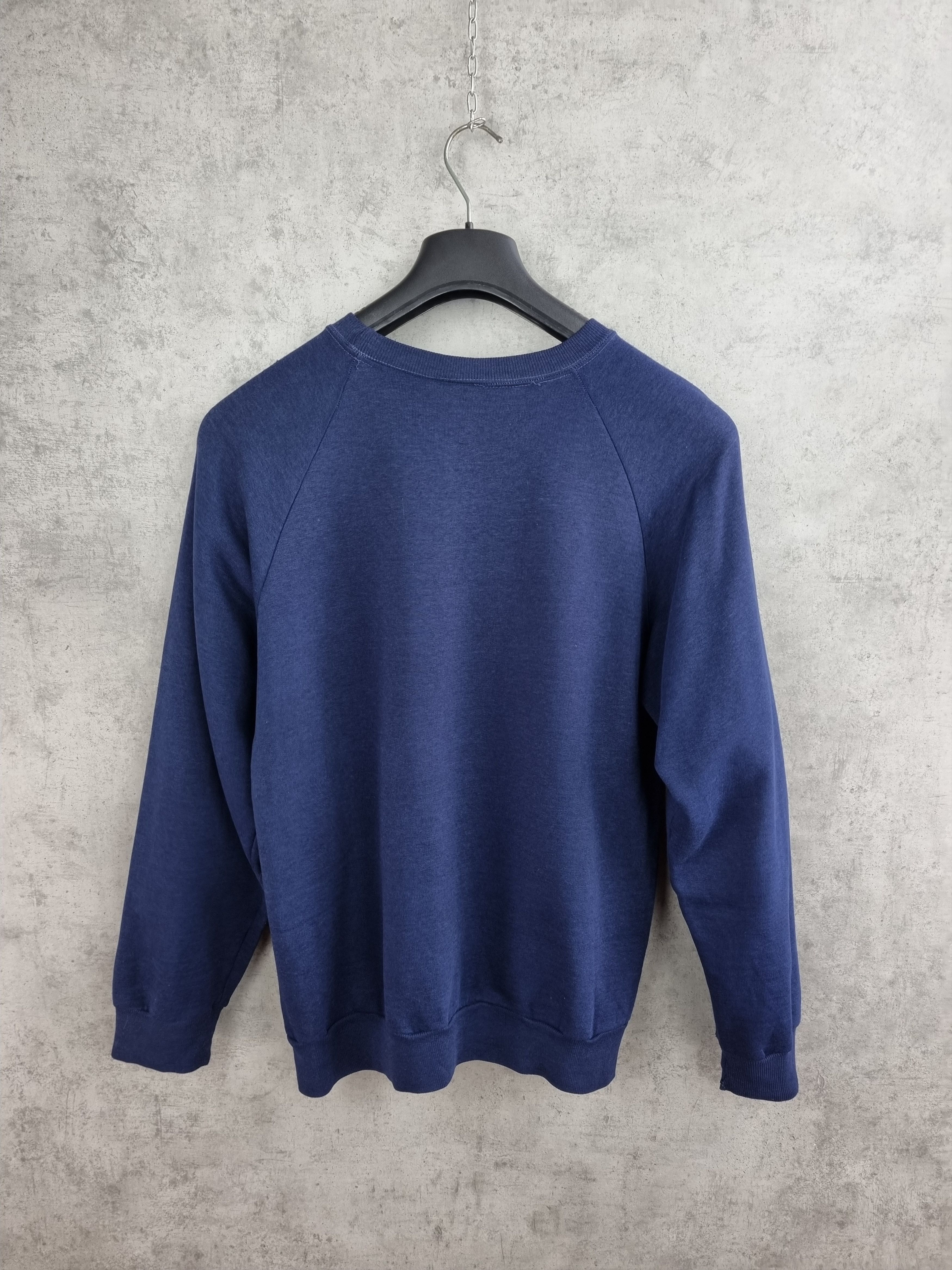 Nike × Vintage 80s NIKE Thrashed Washed Logo Faded Sweatshirt Size US M / EU 48-50 / 2 - 2 Thumbnail