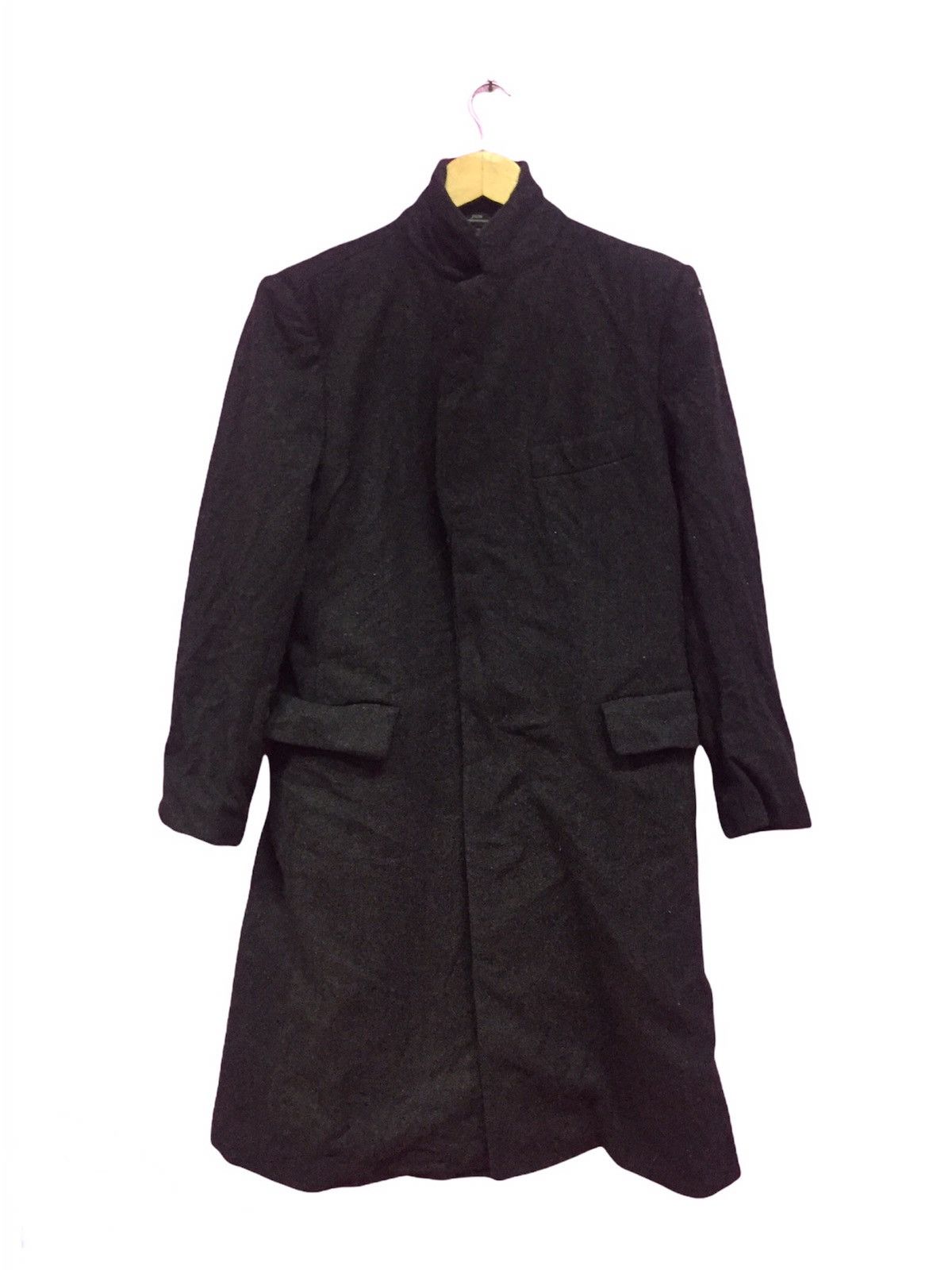 Japanese Brand Jun Men Wool Long Jackets Size US M / EU 48-50 / 2 - 1 Thumbnail