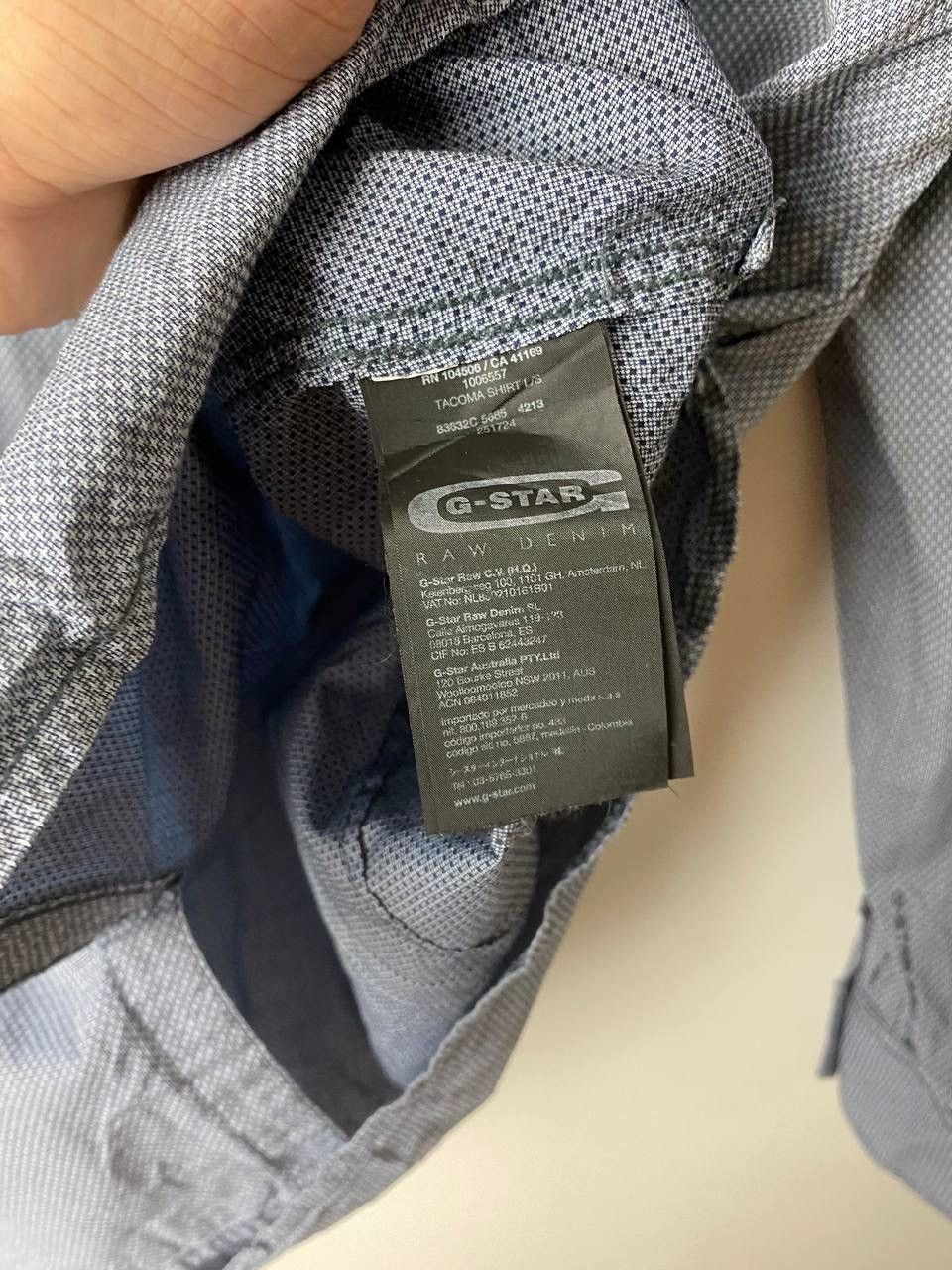 G-Star G-star Raw vintage shirt size L Size US L / EU 52-54 / 3 - 4 Thumbnail