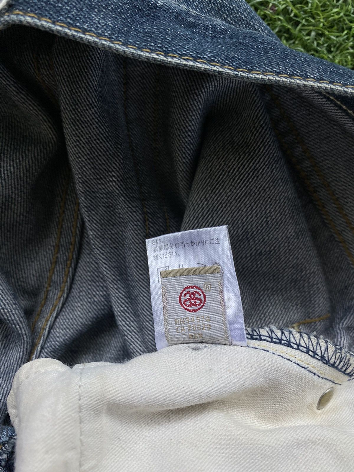 Stussy × Vintage STUSSY DENIM EMBROIDERED CROWN LOGO Size US 34 / EU 50 - 13 Thumbnail