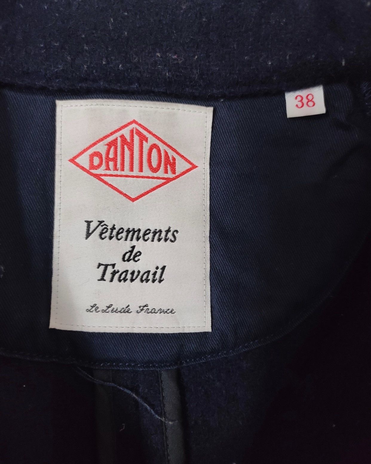 Danton Danton 🇫🇷 Vetements De Travail Workwear Wool Jacket Size S / US 4 / IT 40 - 7 Thumbnail