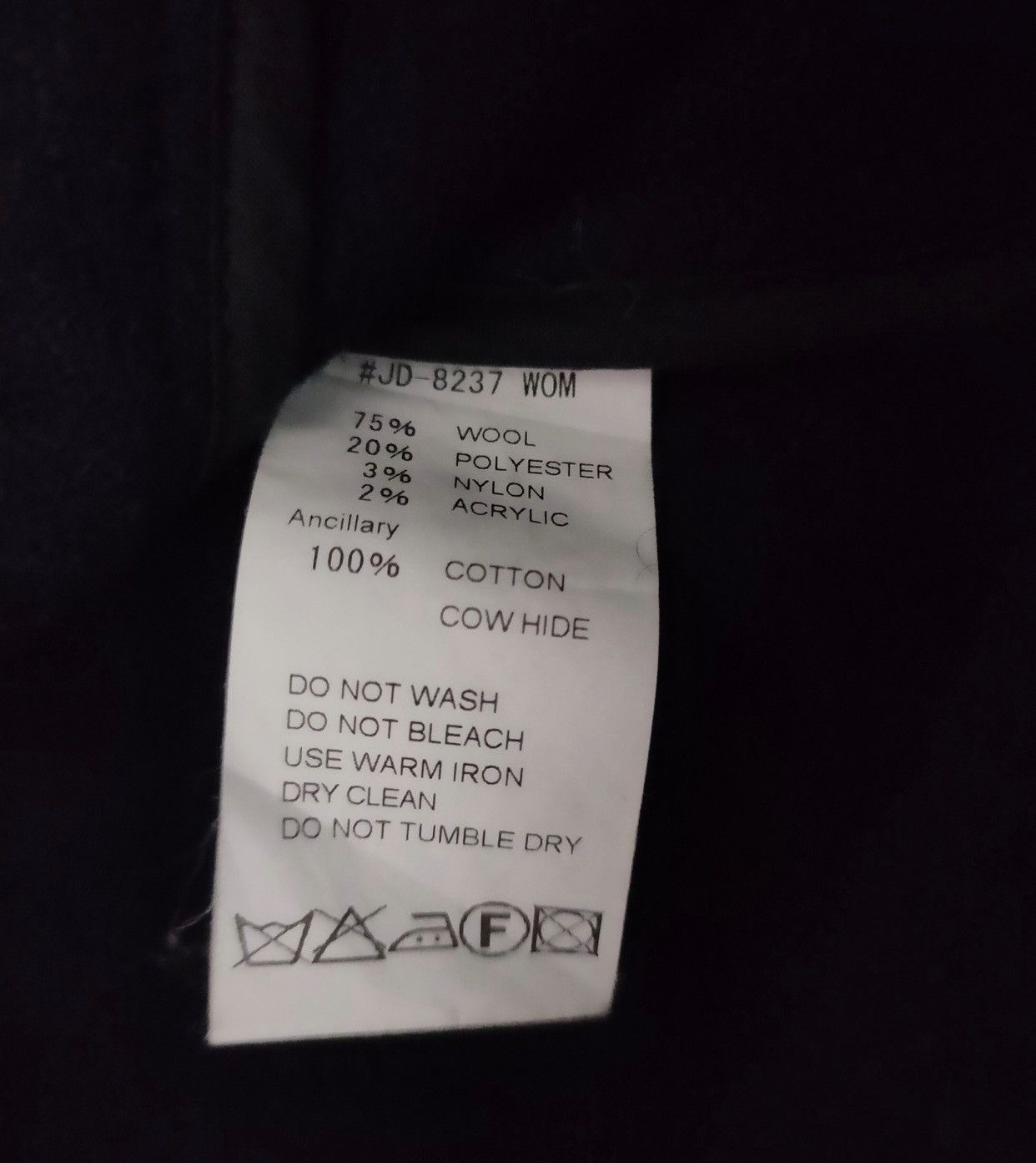 Danton Danton 🇫🇷 Vetements De Travail Workwear Wool Jacket Size S / US 4 / IT 40 - 8 Thumbnail