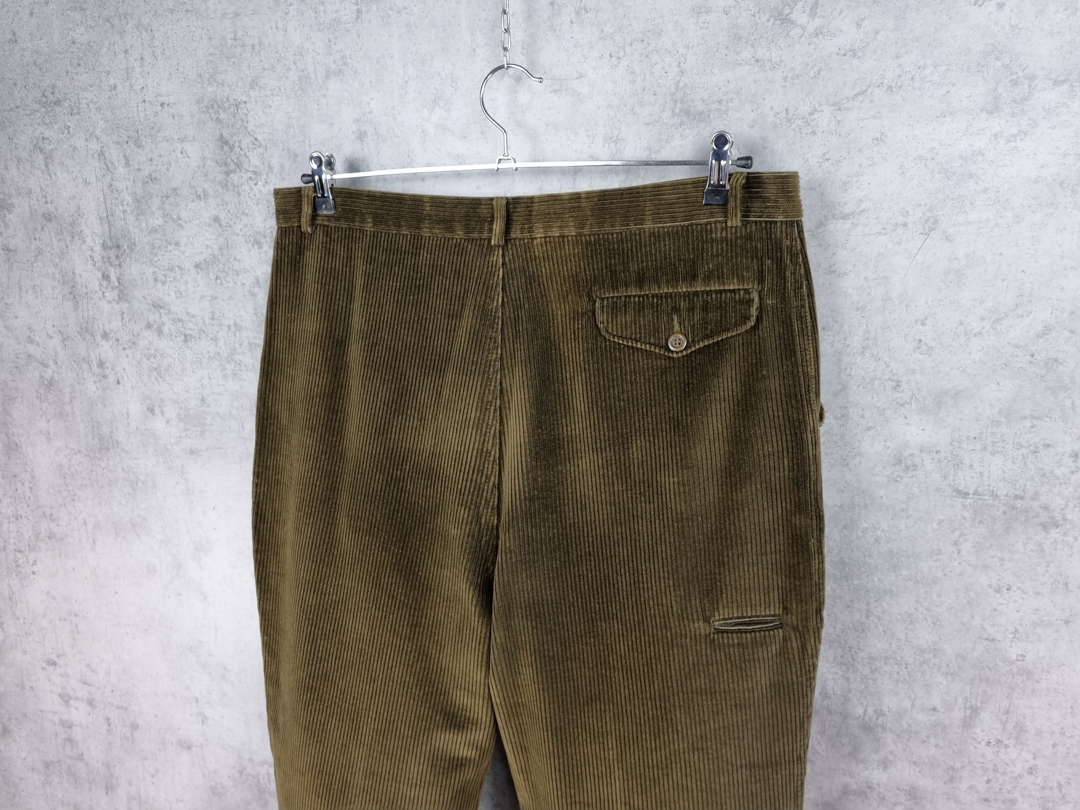 Vetra Rare 70s Vintage Hunting Corduroy Pants Size US 32 / EU 48 - 6 Thumbnail