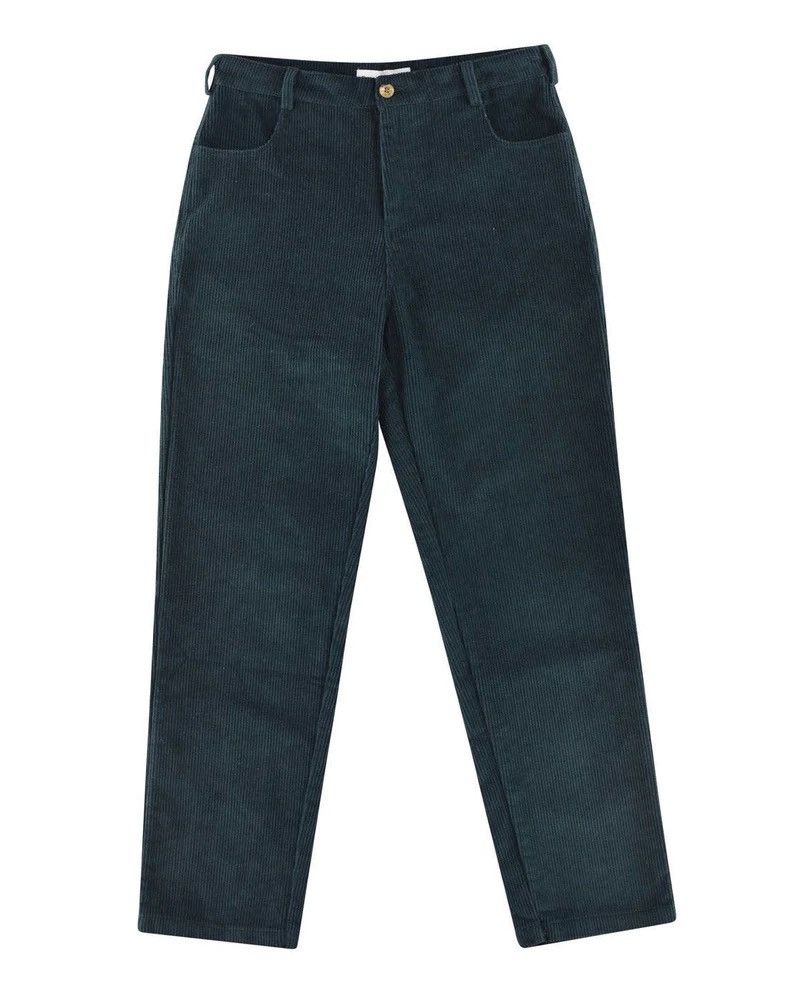 Vintage Corduroy Pants Emerald Green Size US 38 / EU 54 - 2 Thumbnail