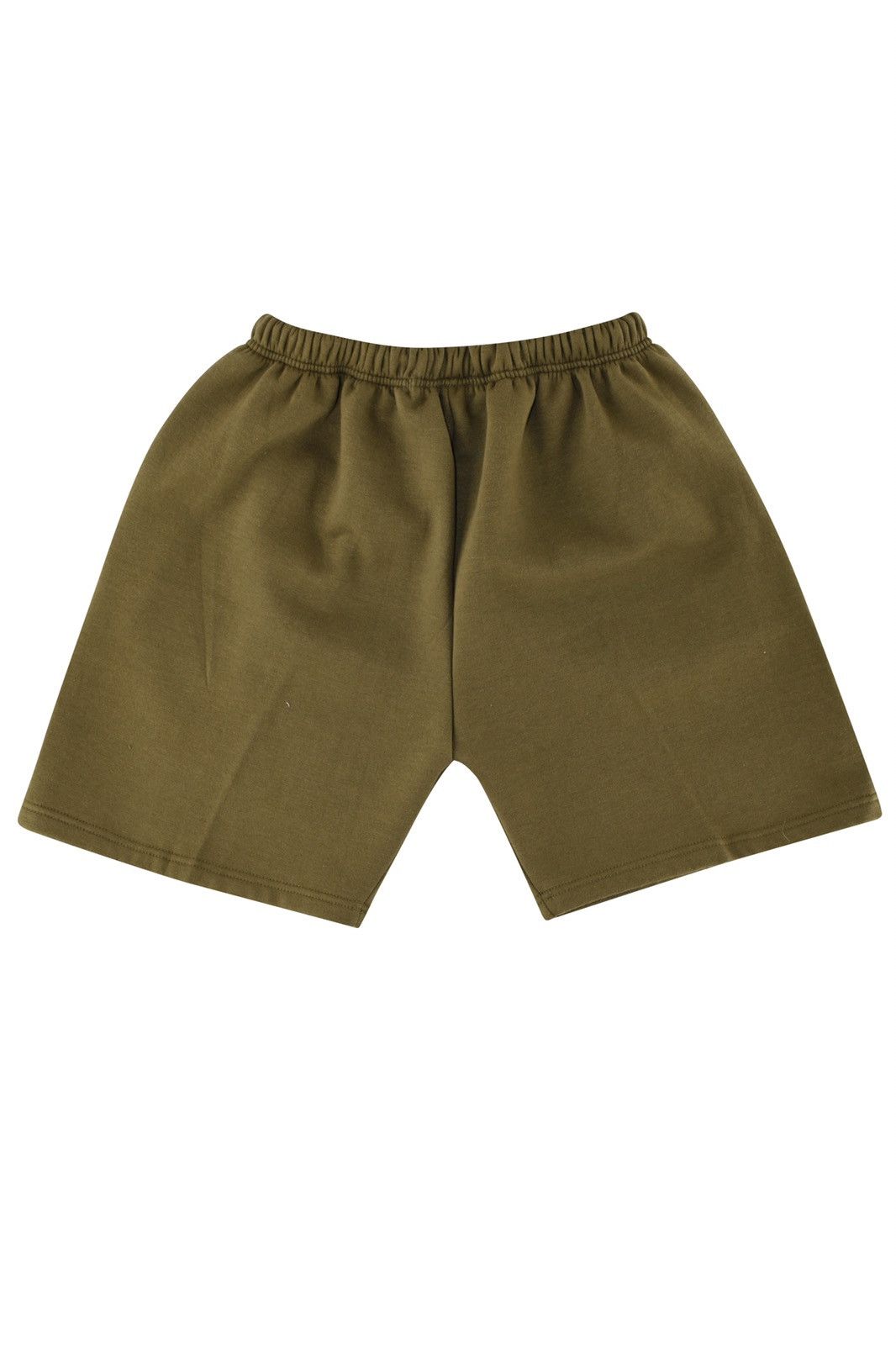 Vintage Fleece Sweat Shorts Olive Green Xs Size US 26 / EU 42 - 2 Thumbnail