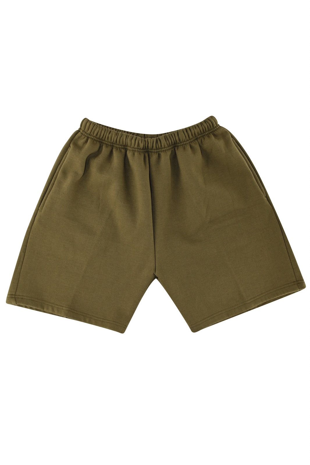 Vintage Fleece Sweat Shorts Olive Green Xs Size US 26 / EU 42 - 1 Thumbnail